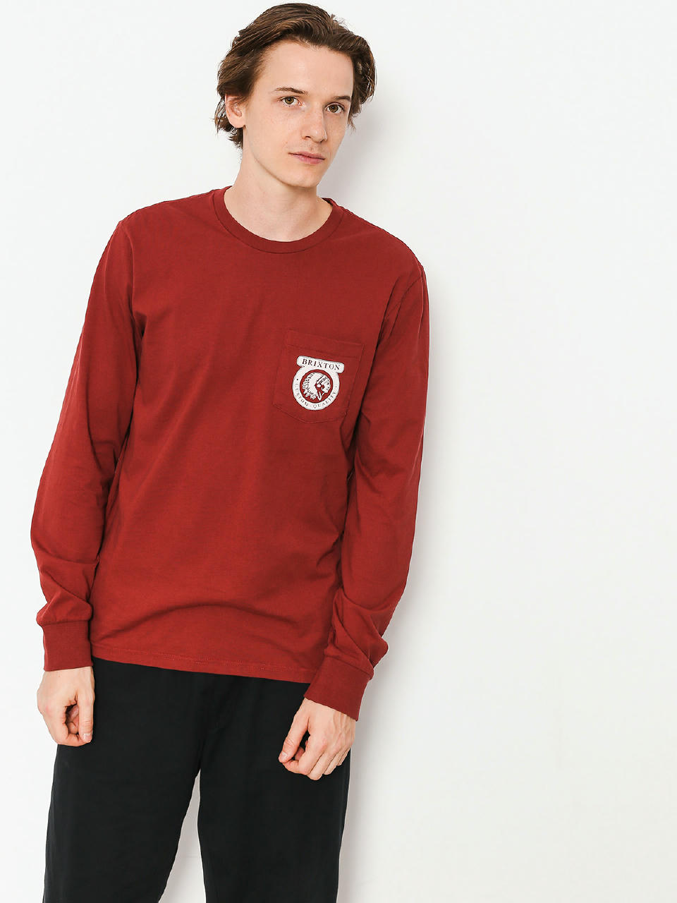 Longsleeve Brixton Native Ptkt Prem (brick)