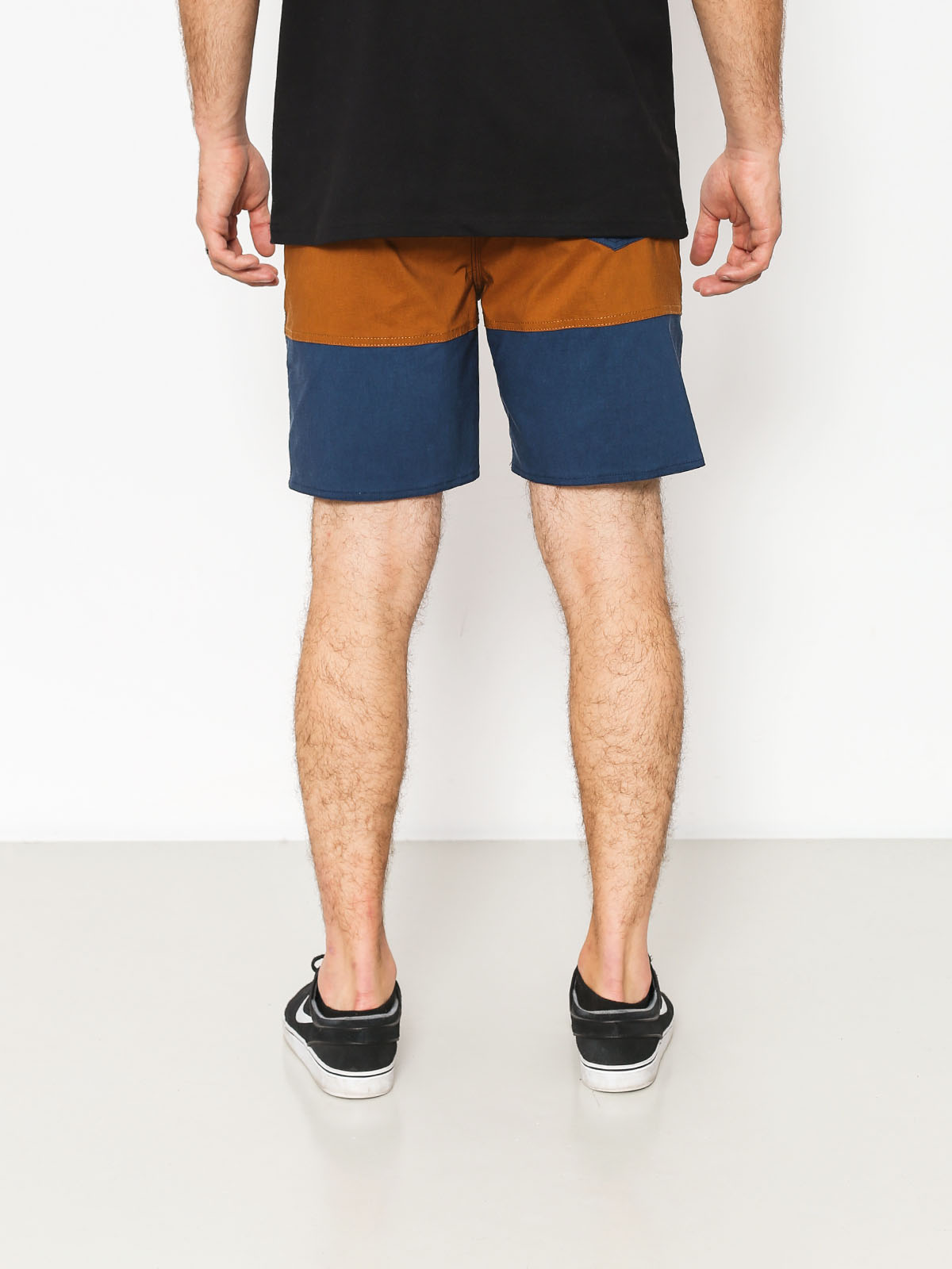 Szorty Brixton Convoy Trunk (washed navy/copper)