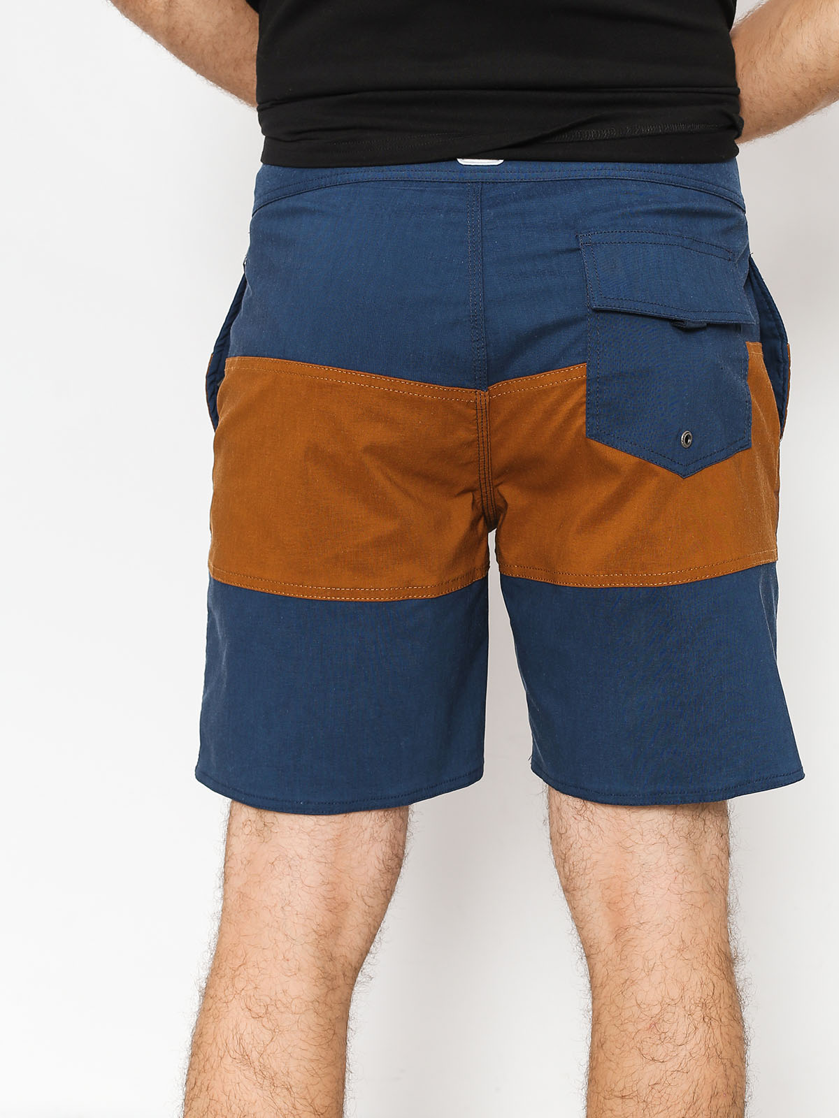 Szorty Brixton Convoy Trunk (washed navy/copper)