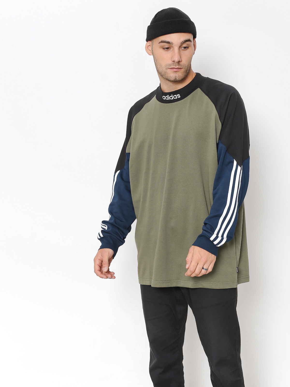 Bluza adidas Goalie (base green/black/collegiate navy)