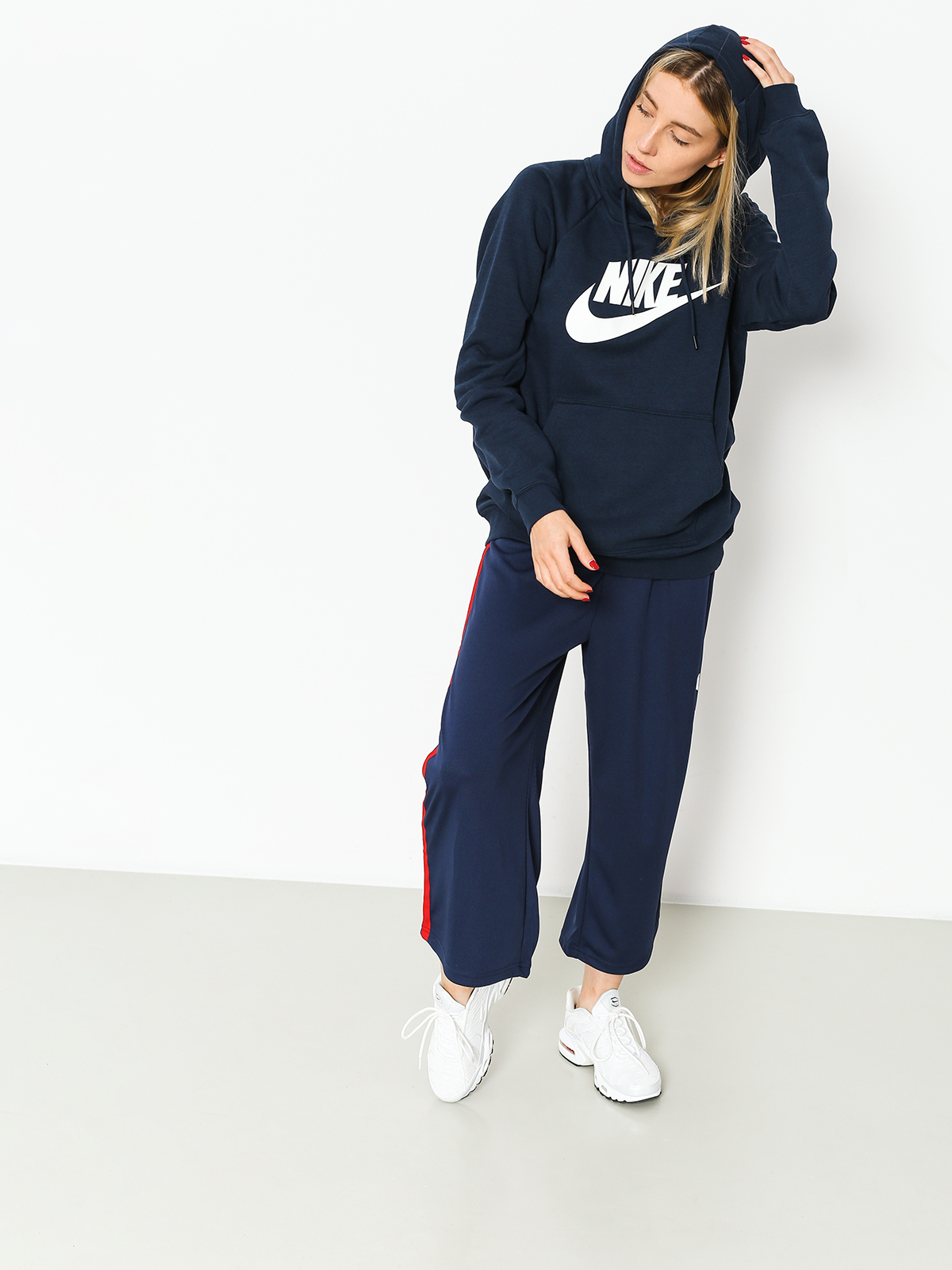 Bluza Nike Sportswear Rally Wmn (obsidian/obsidian/white)