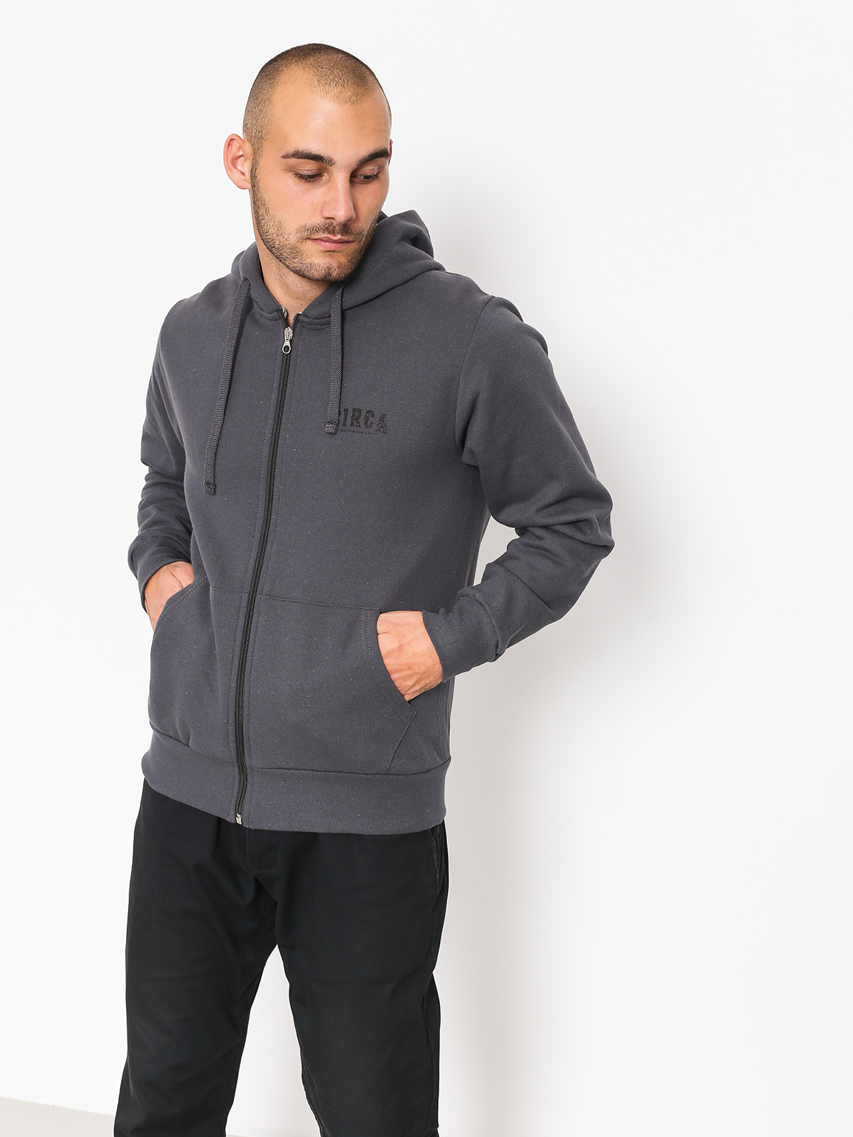 Bluza z kapturem Circa Motorcycle ZHD (charcoal)