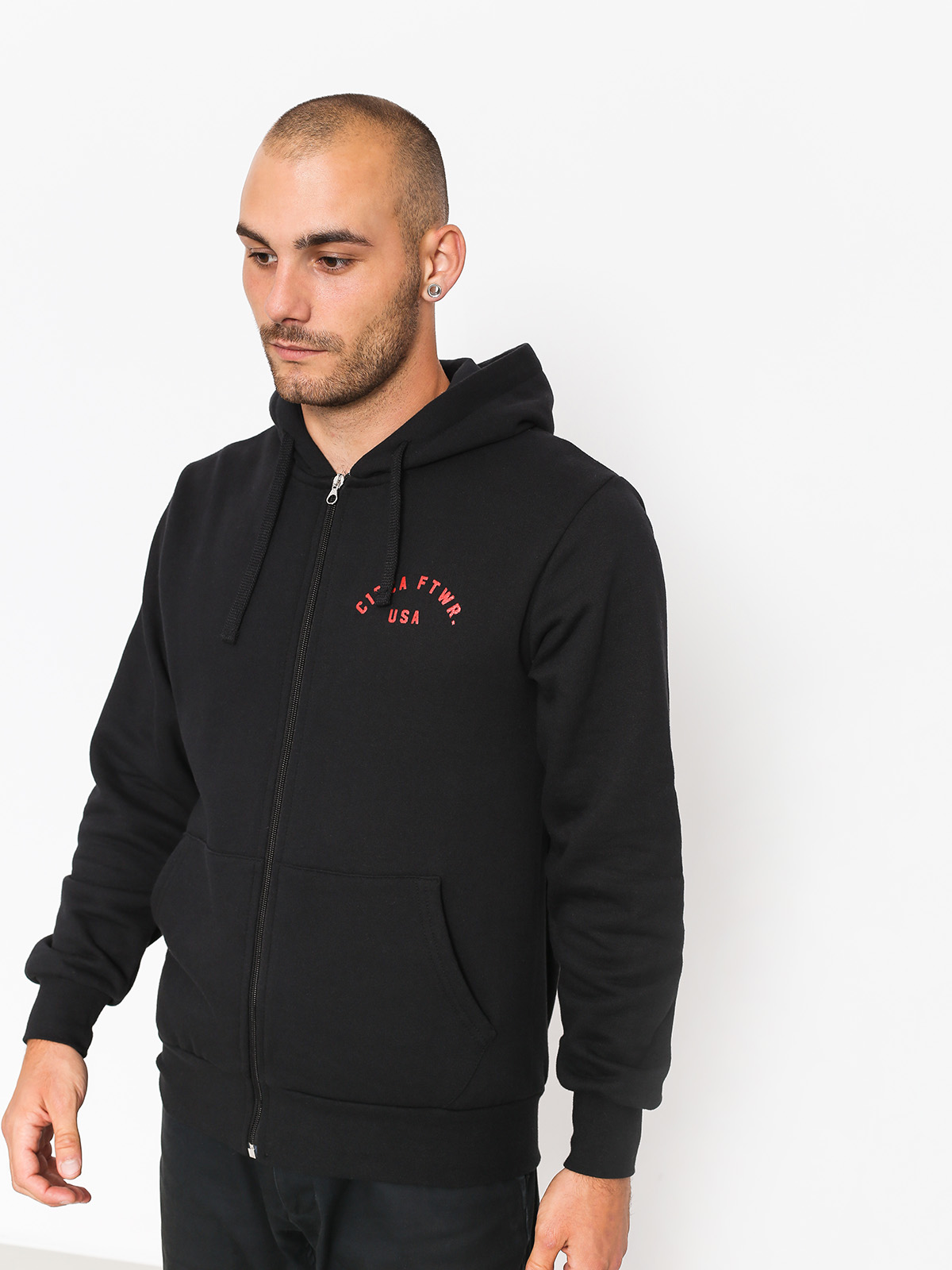 Bluza z kapturem Circa Standard ZHD (black)