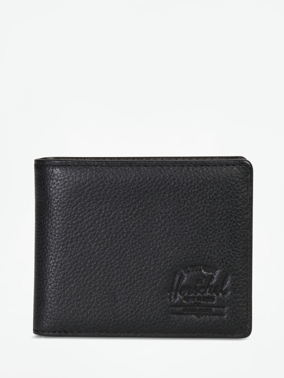 Portfel Herschel Supply Co. Hank Coin Leather Rfid (black pebbled leather)