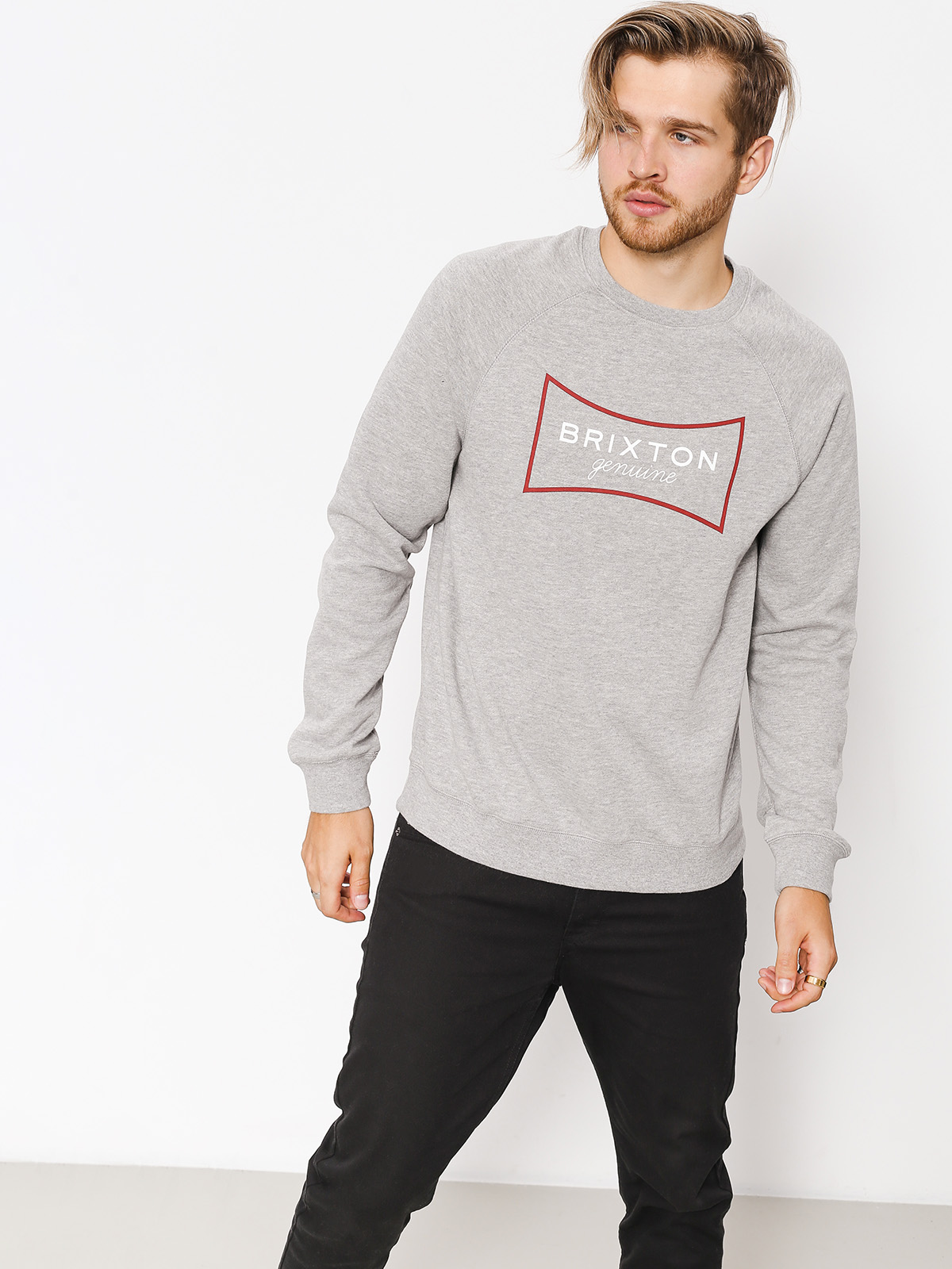 Bluza Brixton Ramsey III Crew (htgry)