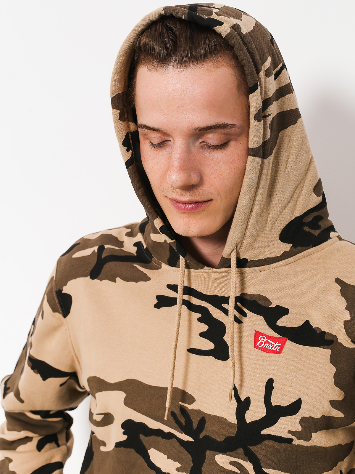 Bluza z kapturem Brixton Stith Wl HD (camo)