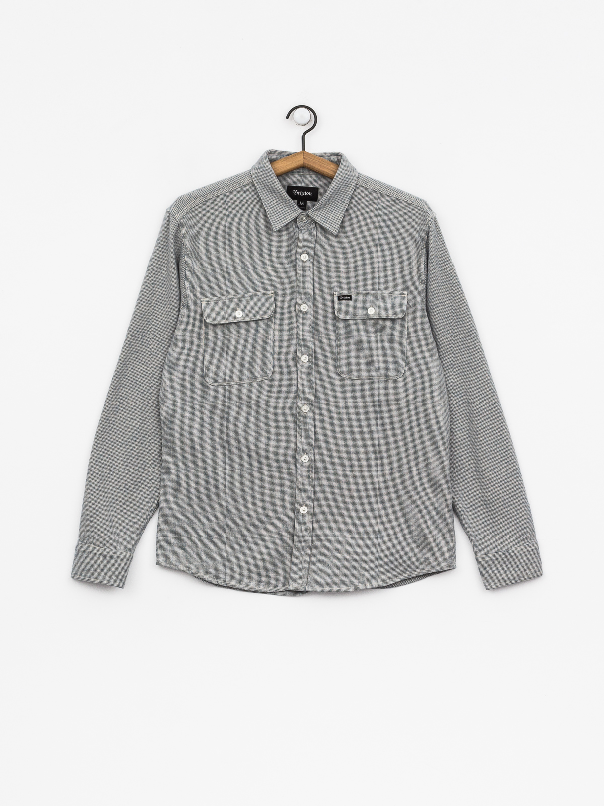 Koszula Brixton Bowery Ls Flannel (off white/dusty blue)