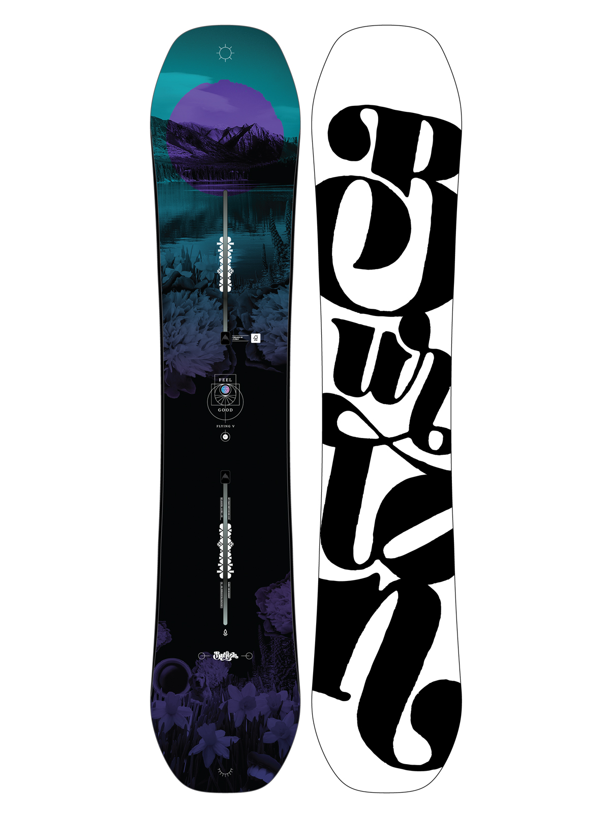 Damska Deska snowboardowa Burton Feelgood Flying V (multi)