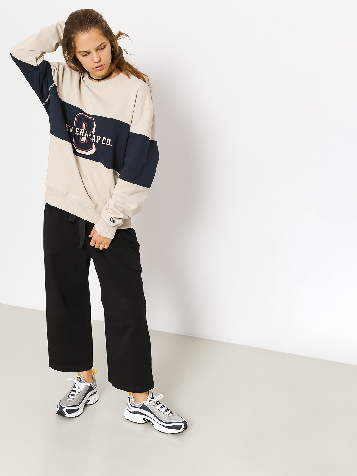 Bluza New Era World (tan/navy)