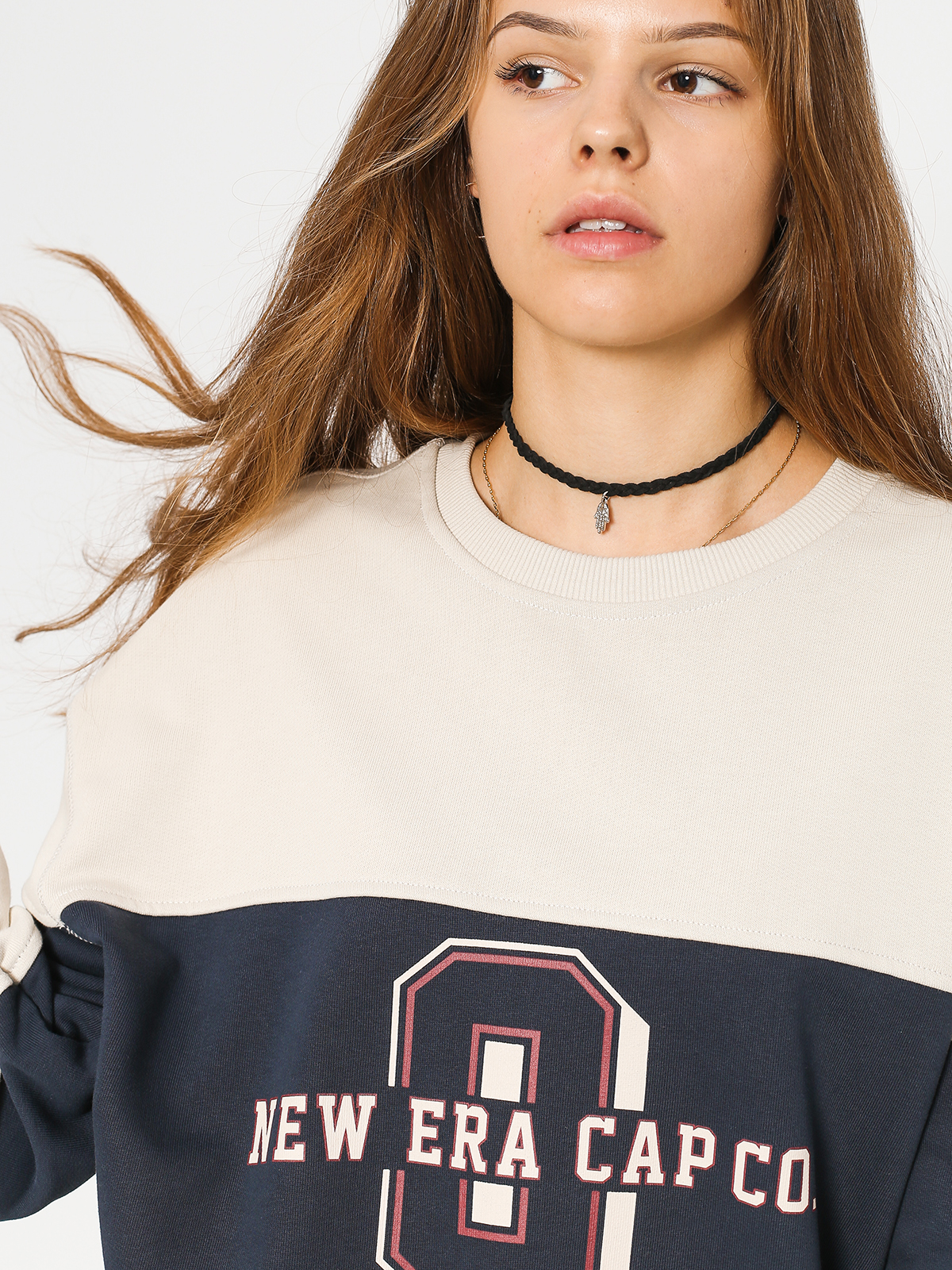 Bluza New Era World (tan/navy)