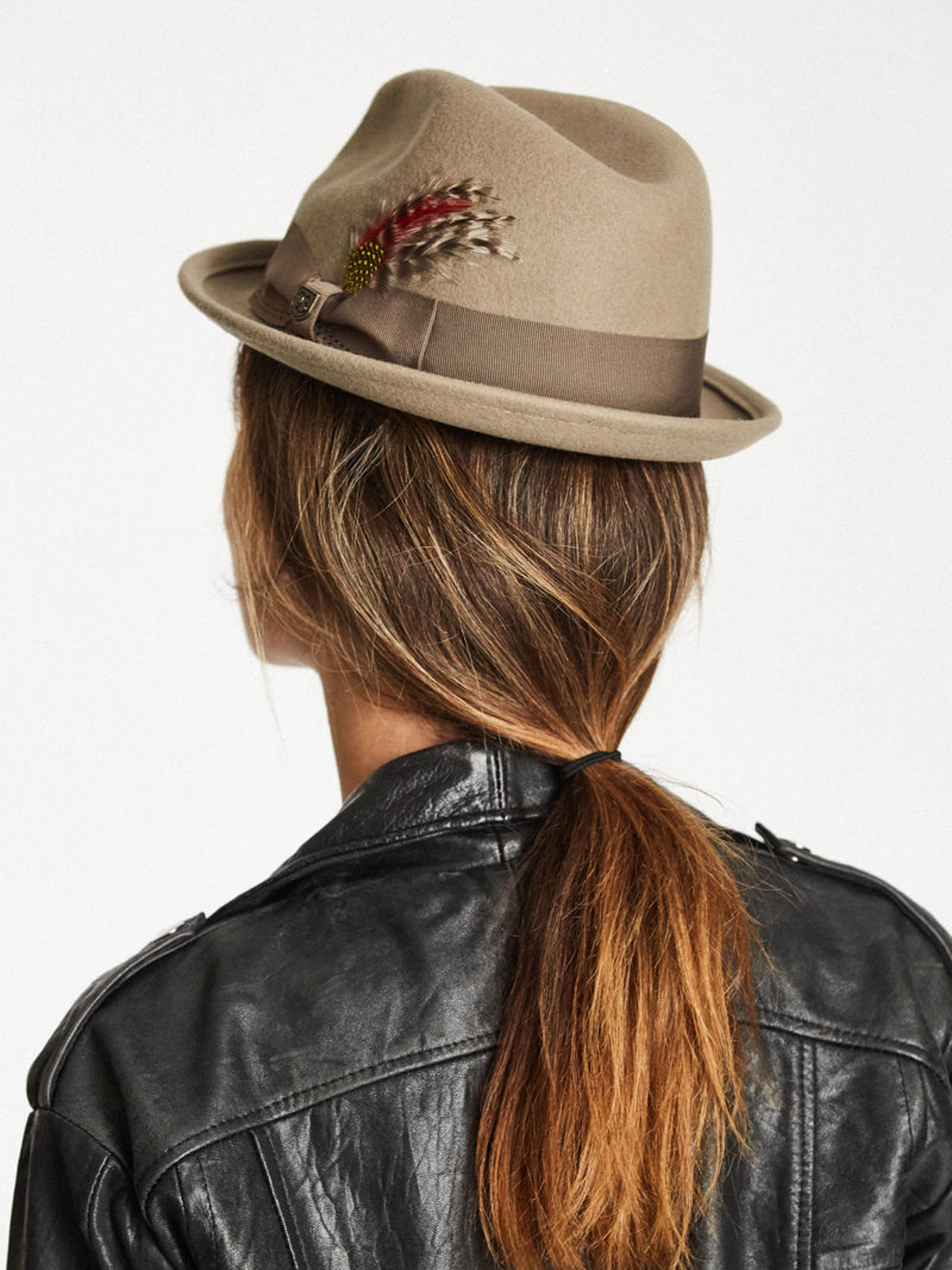 Kapelusz Brixton Gain Fedora (khaki)
