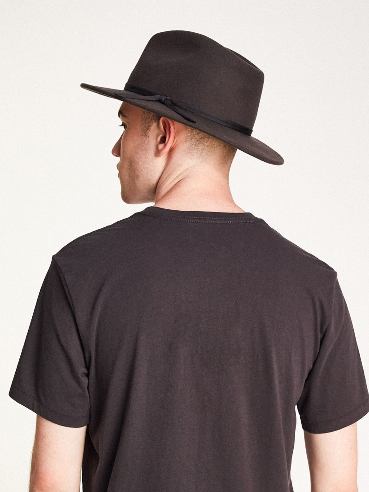 Kapelusz Brixton Coleman Fedora (washed black)