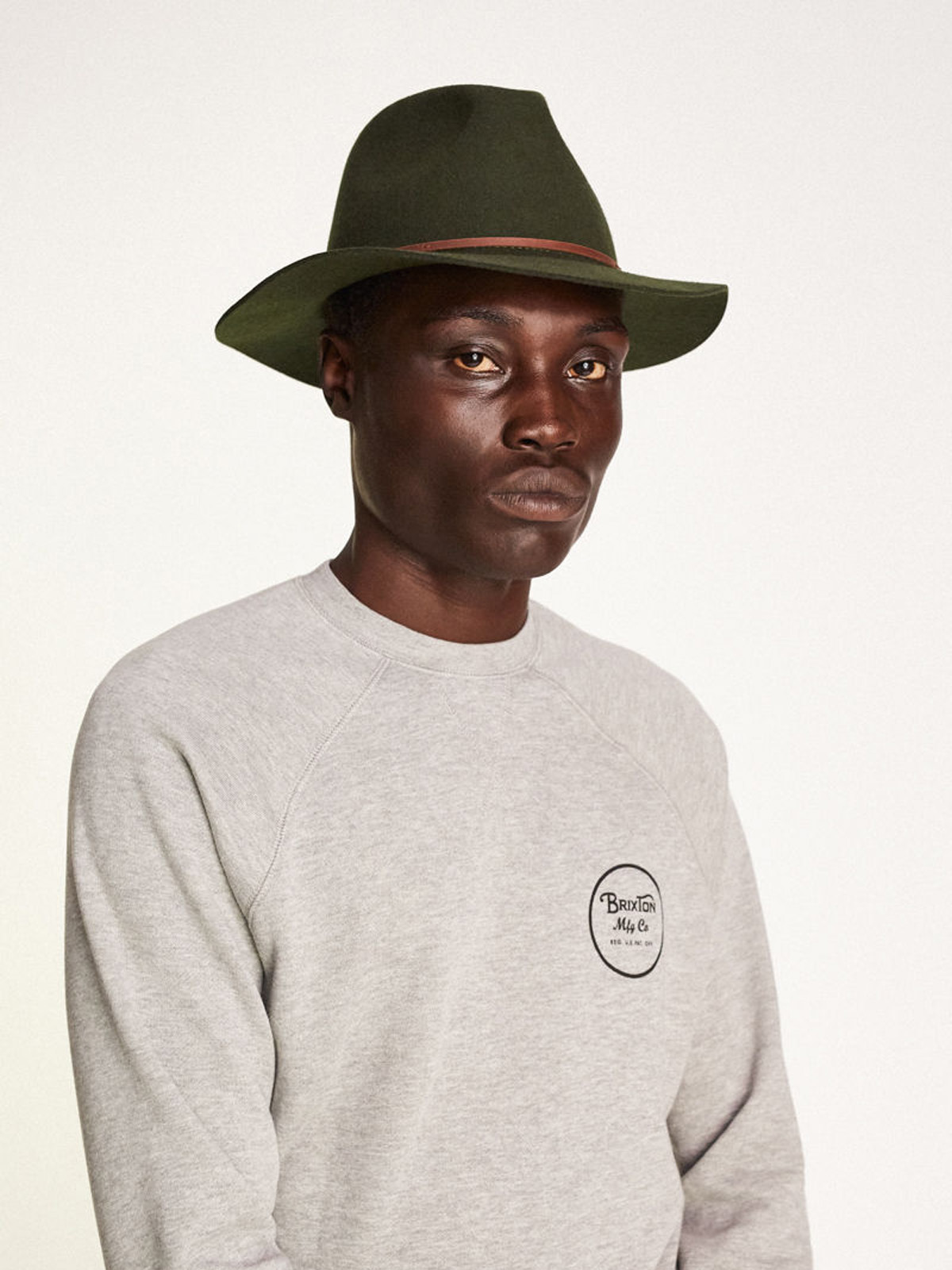 Packable Fedora Brixton Wesley Fedora Moss Kapelusz Brixton Wesley