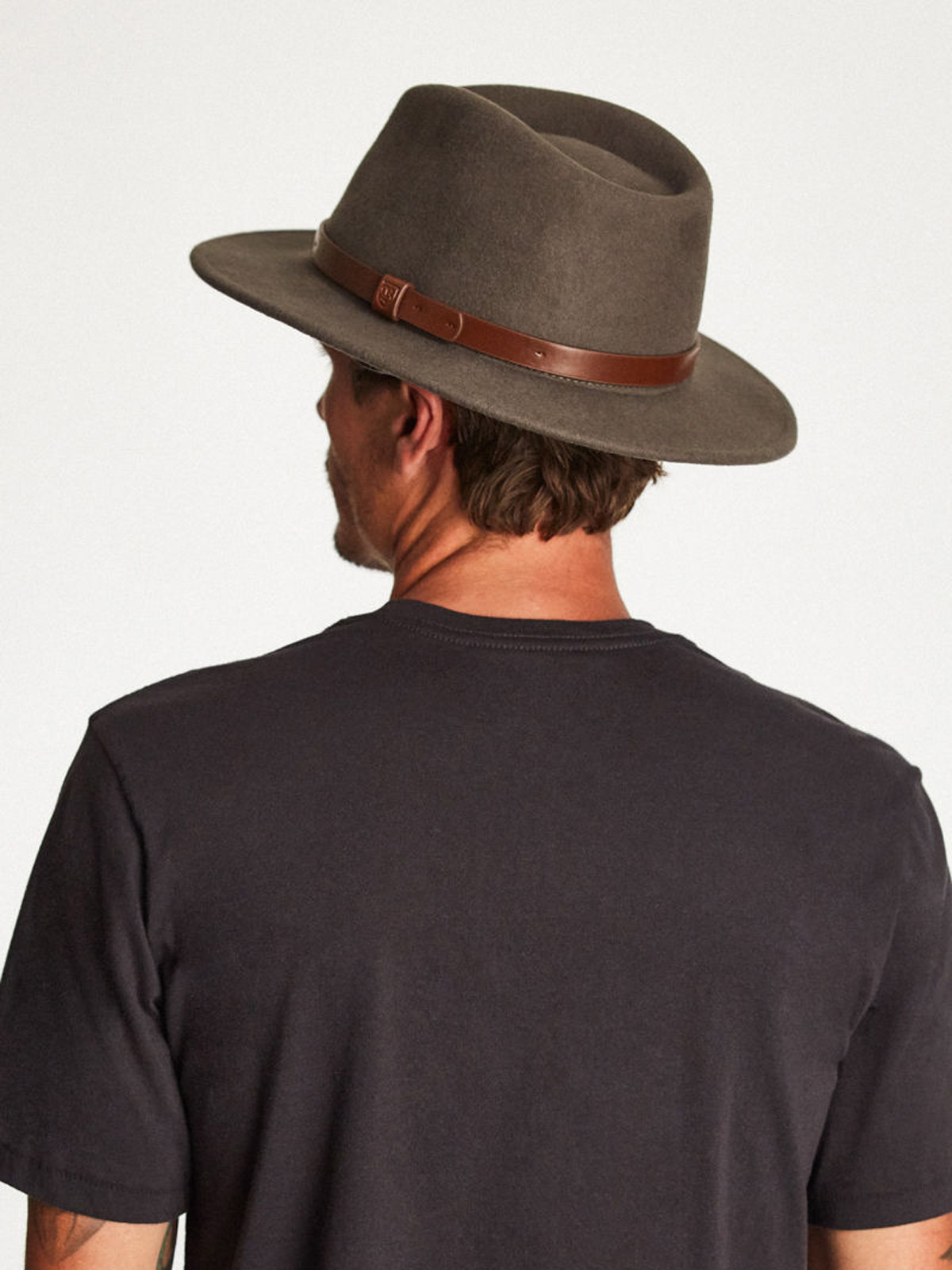Kapelusz Brixton Messer Fedora (ivy)
