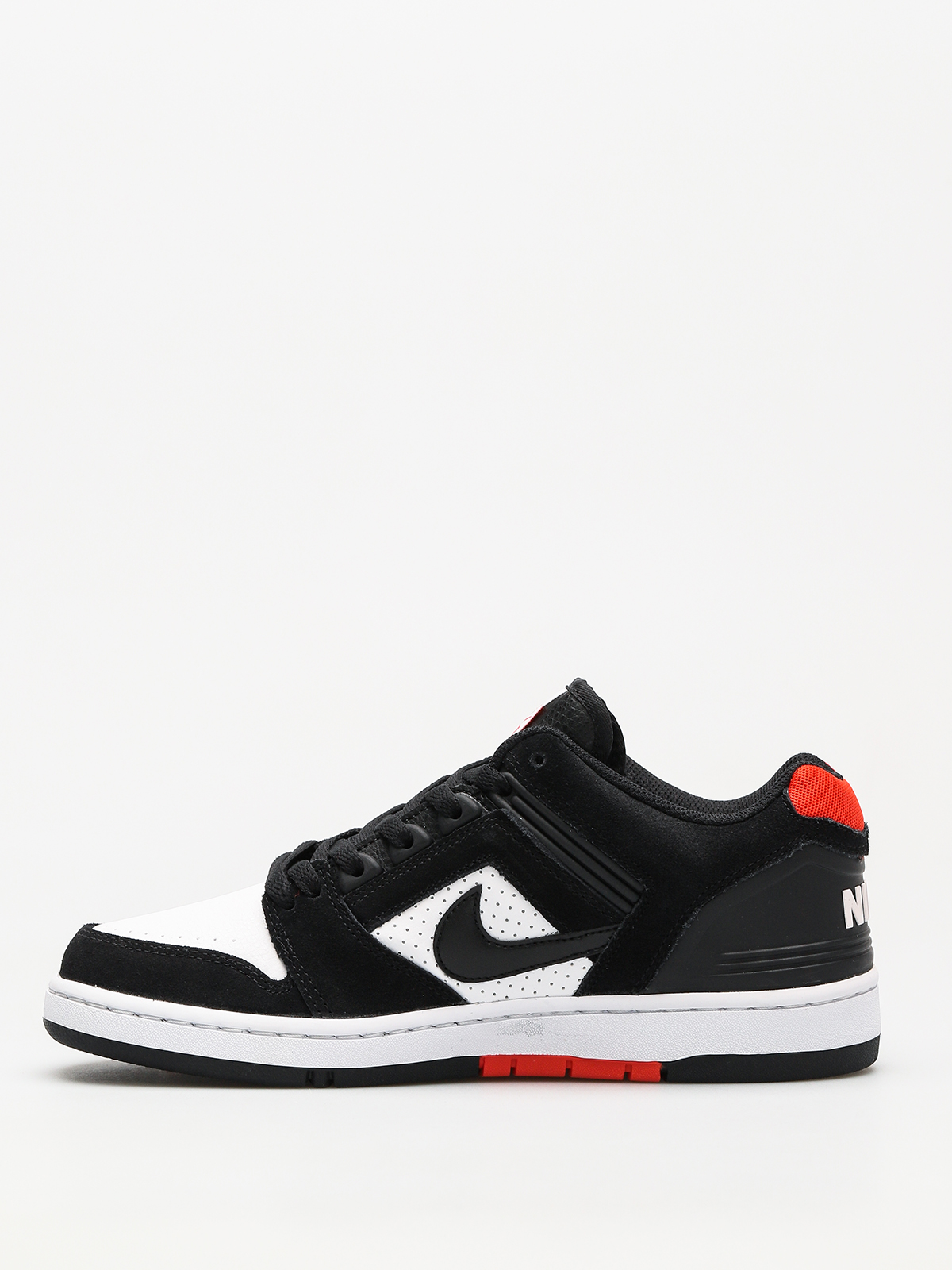 Buty Nike SB Sb Air Force II Low (black/black white habanero red)
