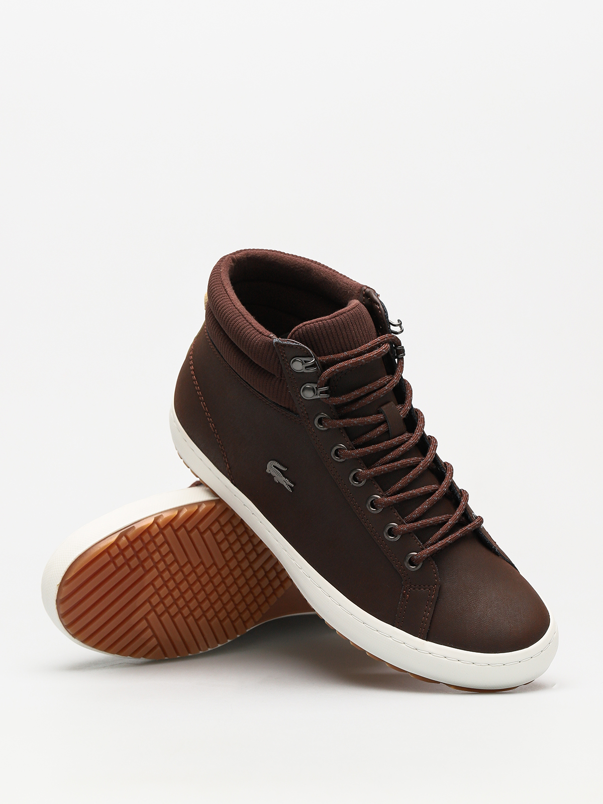 Buty Lacoste Straightset Insulac 3181 (dark brown/dark brown)