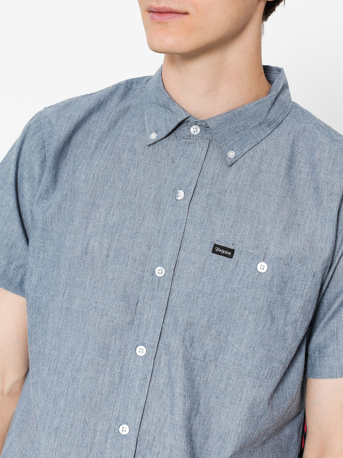 Koszula Brixton Central Wvn (dusty blue)