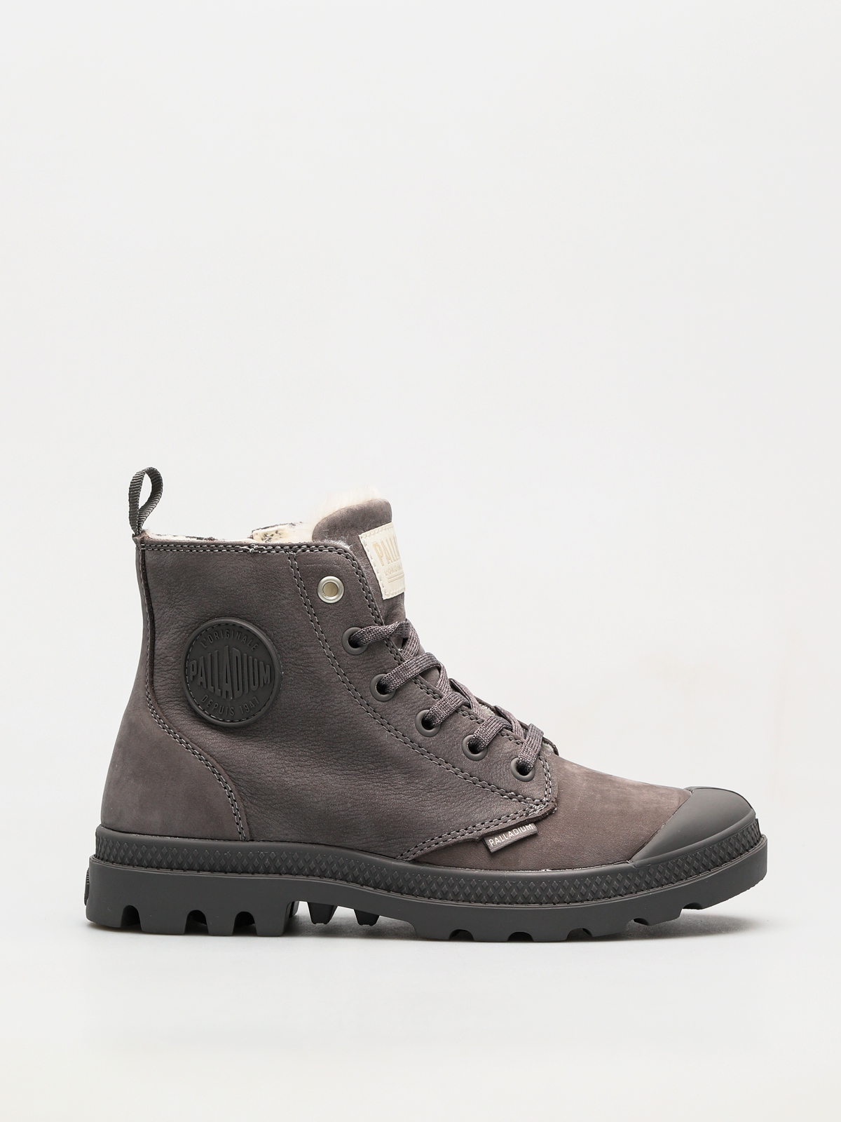 Buty zimowe Palladium Pampa Hi Zip WL Wmn (cloudburst/charcoal gray)