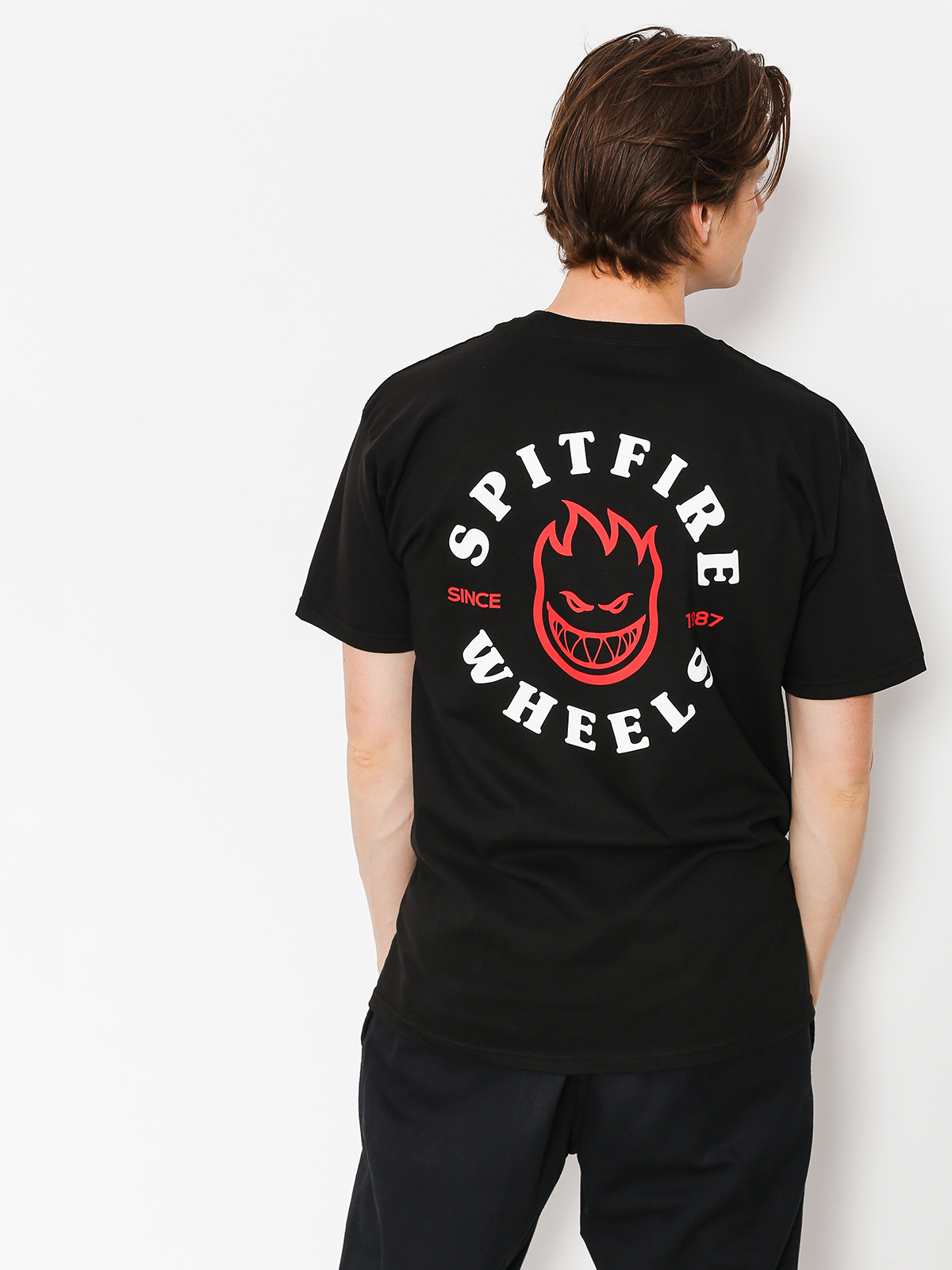 T-shirt Spitfire Classic Bighead (black/red)