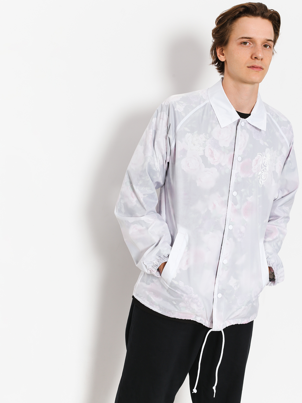 Kurtka Real Bloom Windbrk (white/floral)