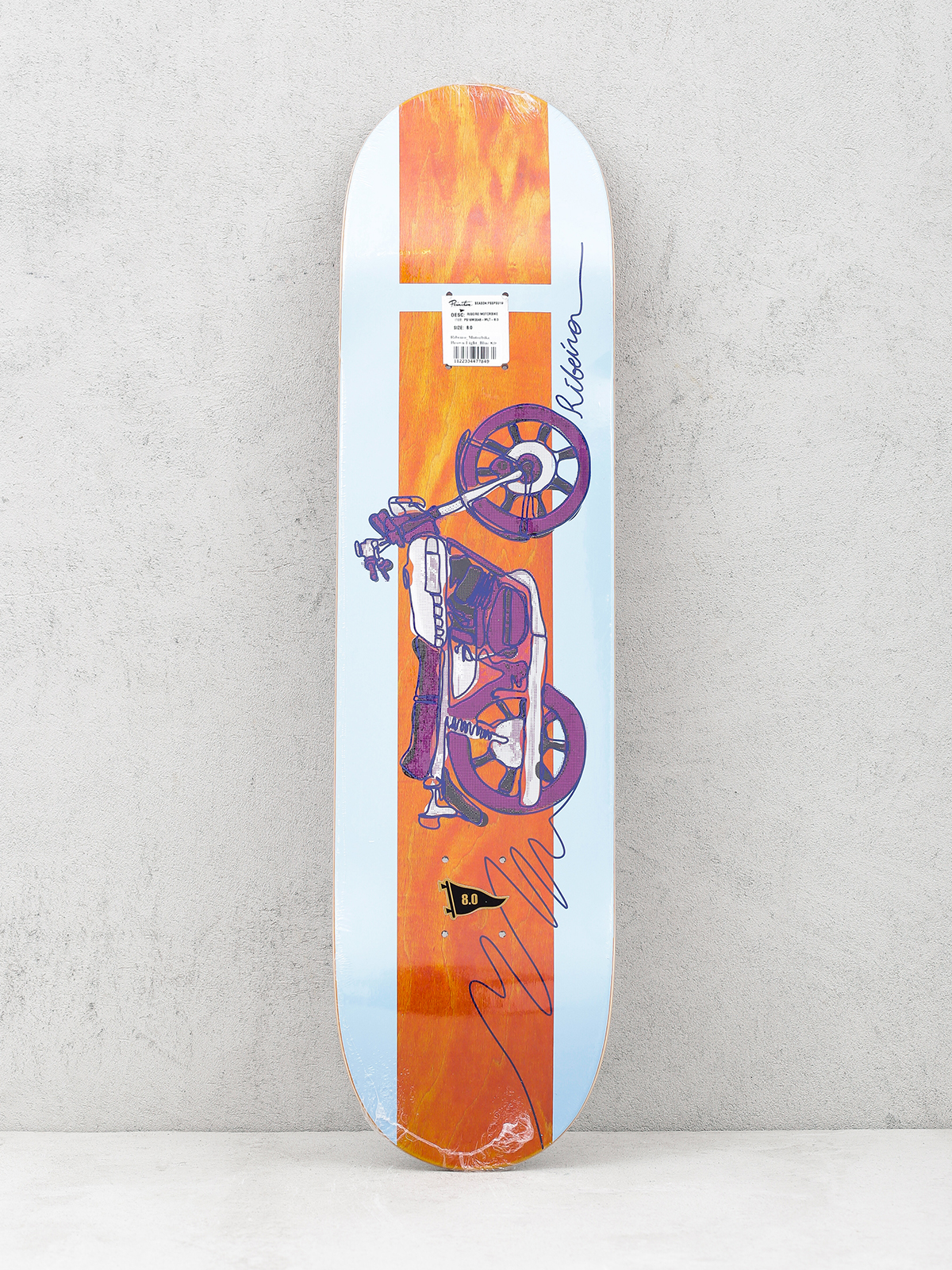 Deck Primitive Ribeiro Motorbike (brown/light blue)