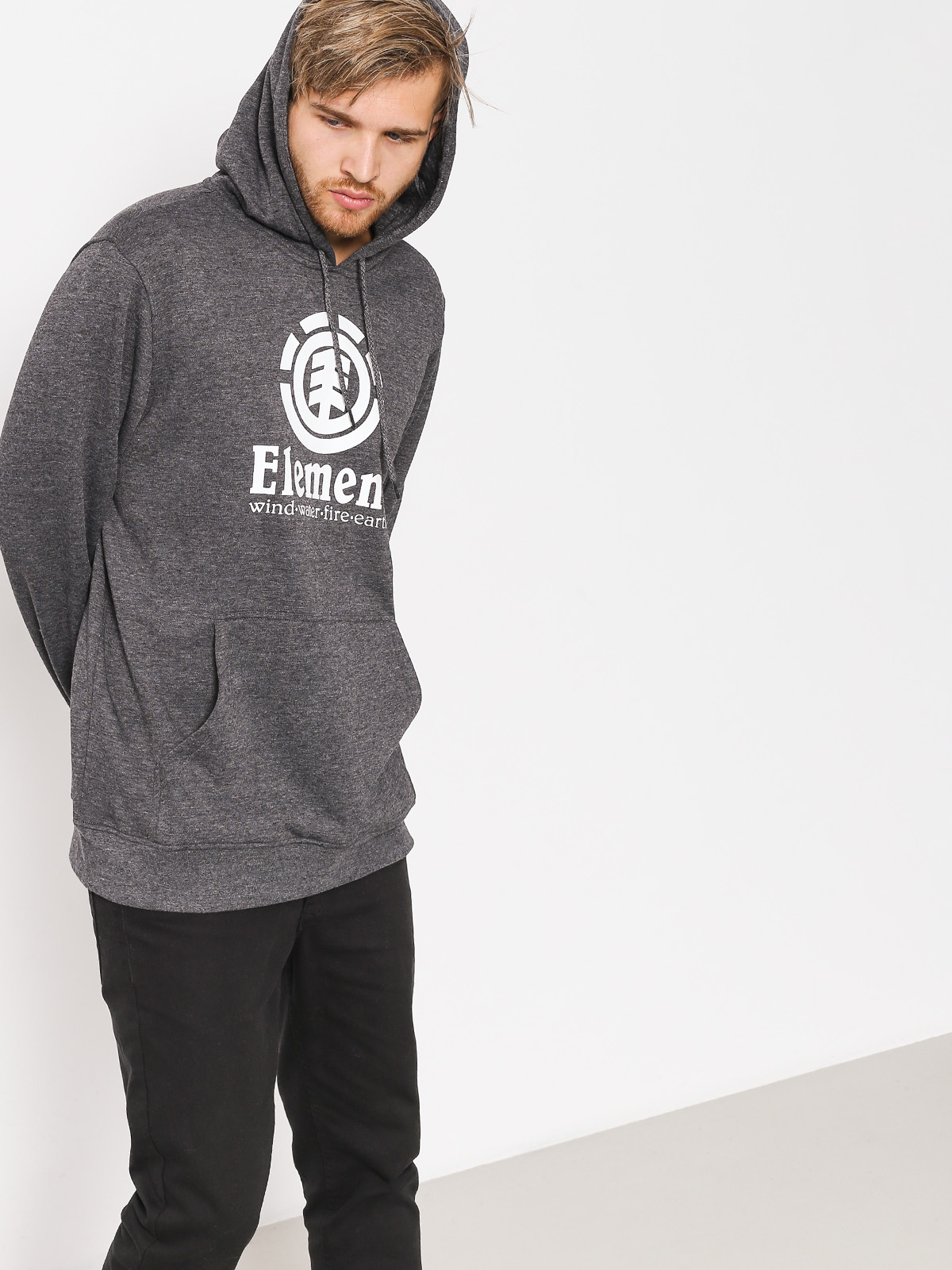 Bluza z kapturem Element Vertical HD (charcoal heather)