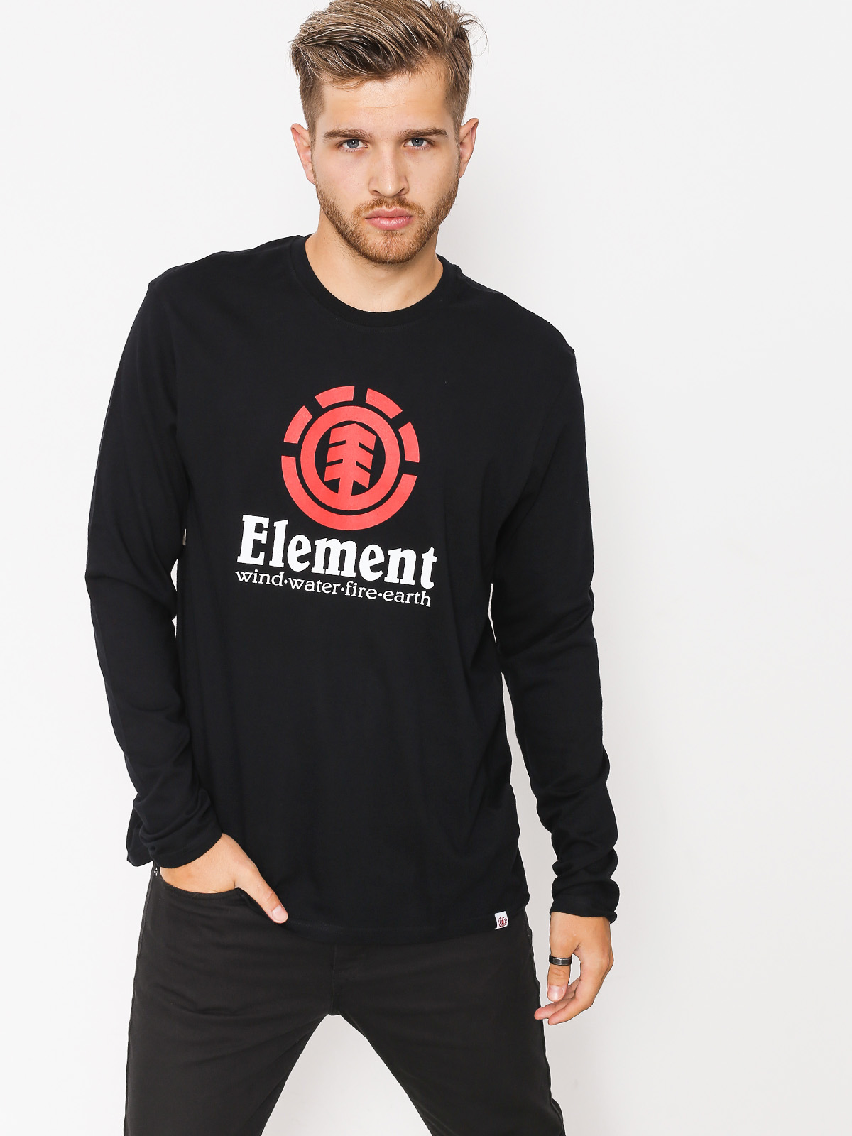 Longsleeve Element Vertical (flint black)