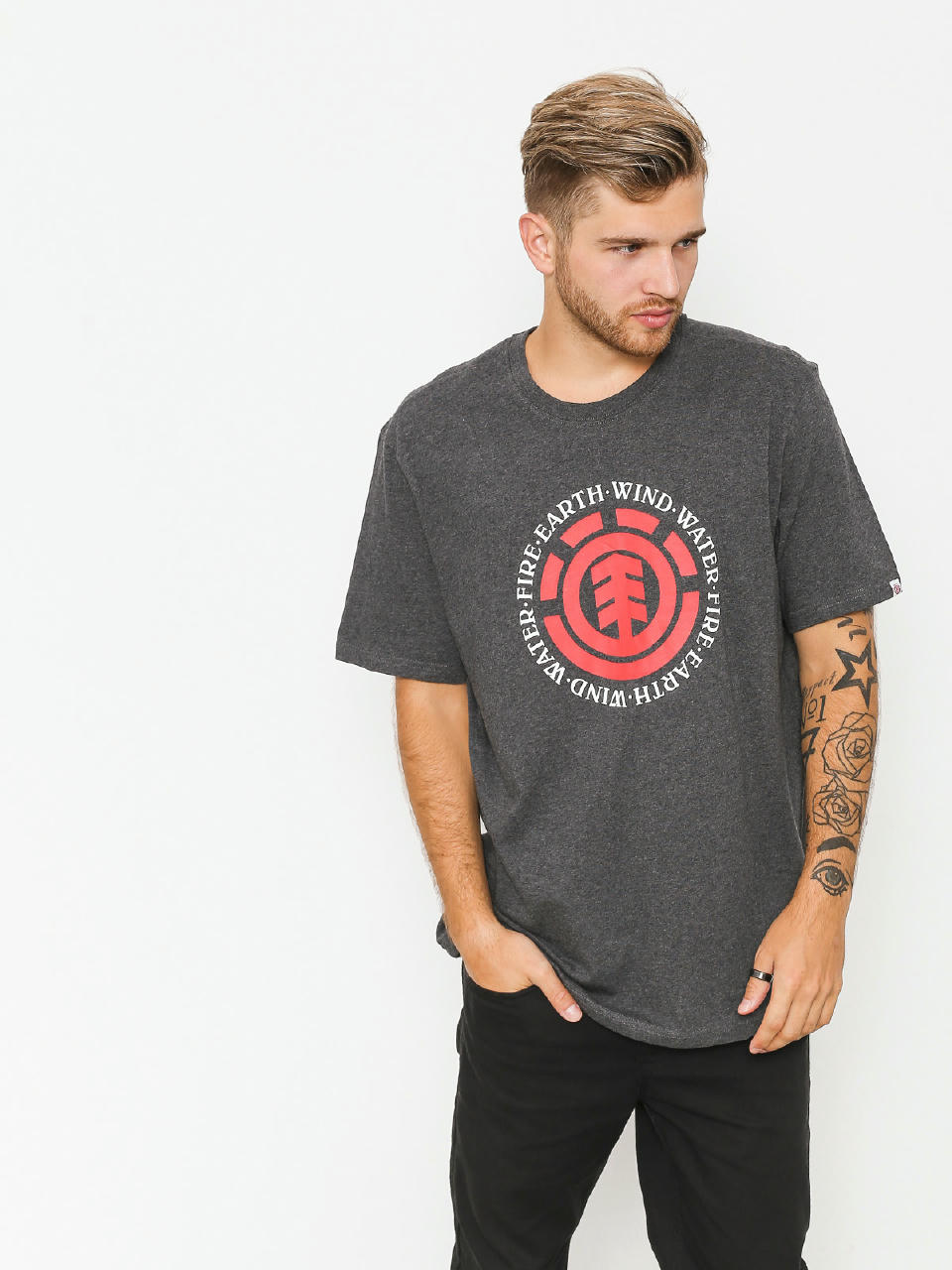 T-shirt Element Seal (charcoal heather)