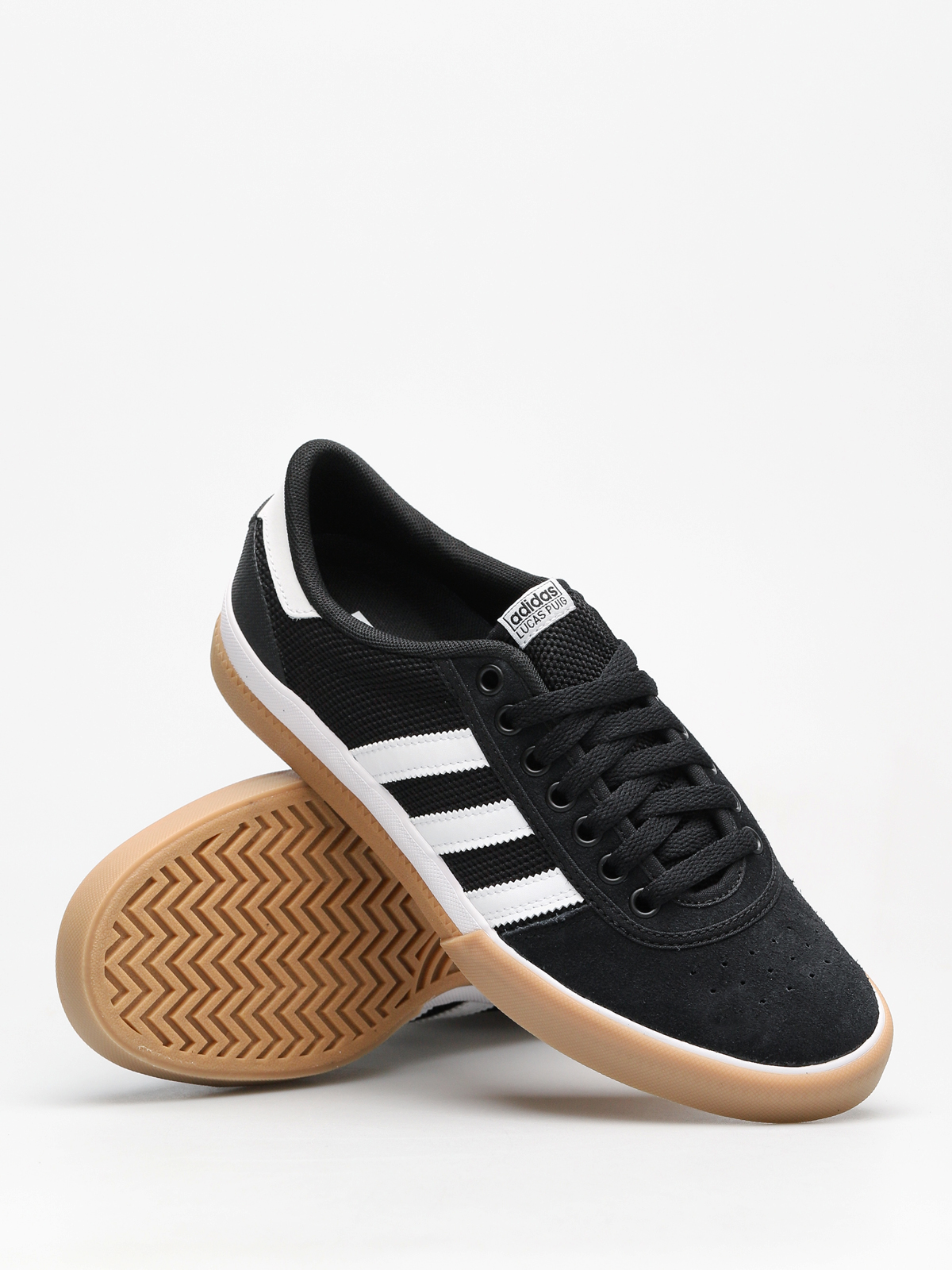 adidas lucas premiere black white gum