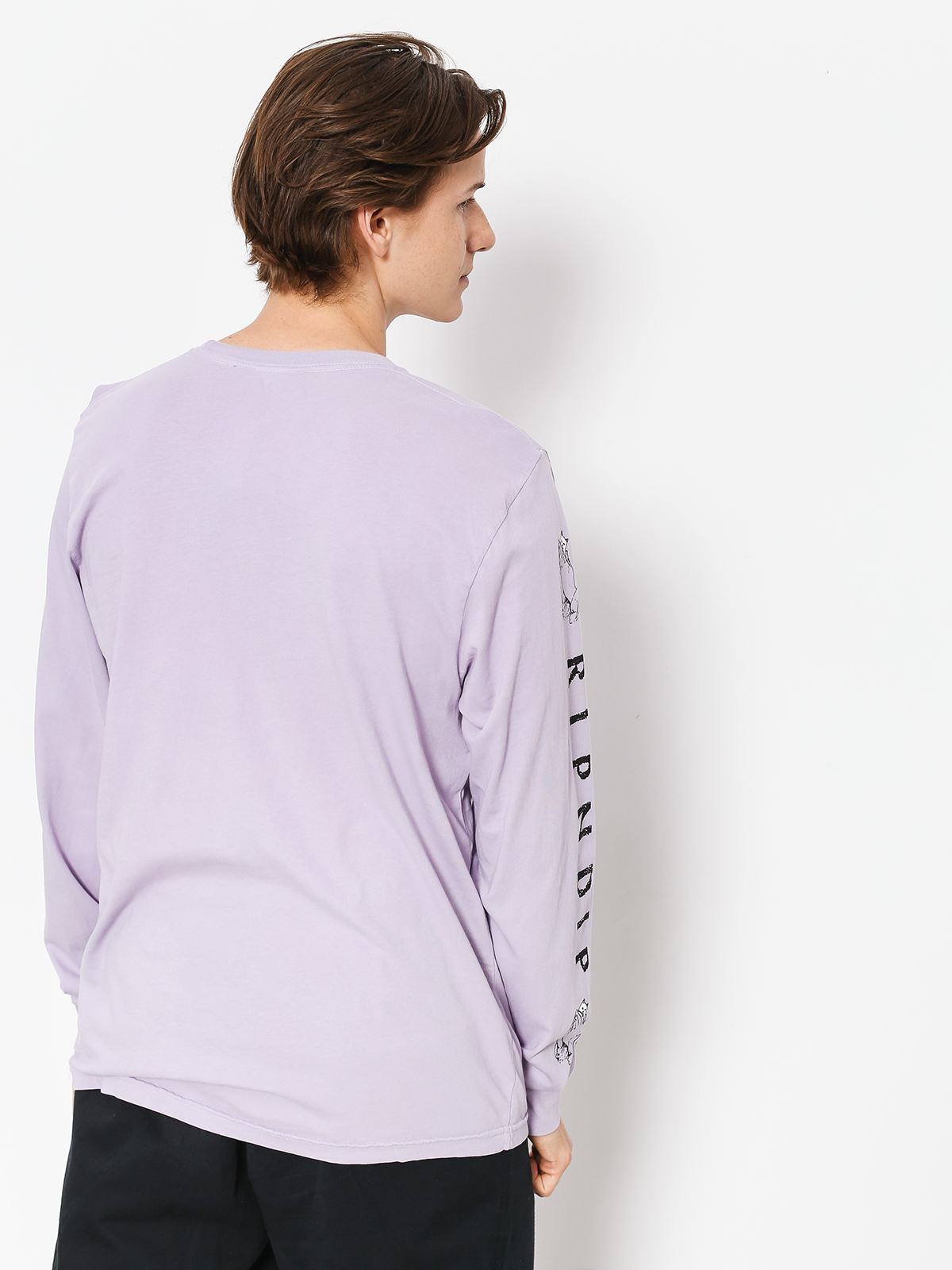 Longsleeve RipNDip Lord Nermal Pocket (lavender)