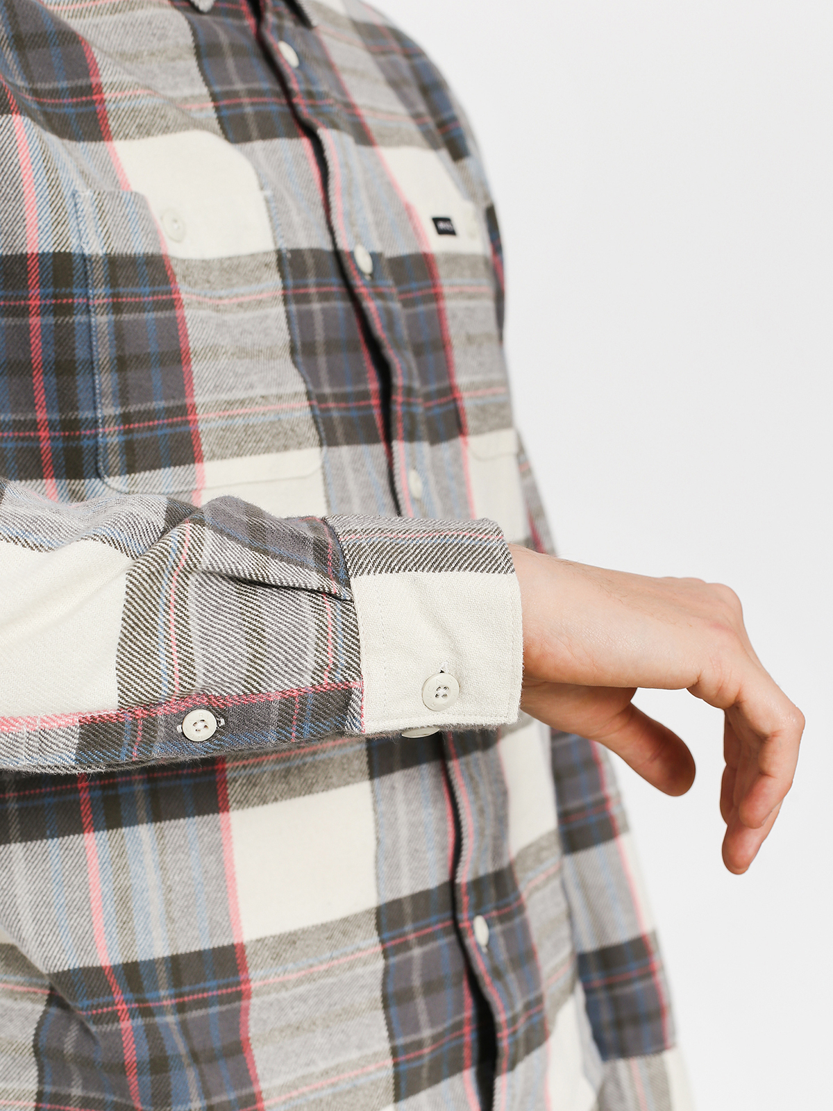 Koszula RVCA Ludlow Flannel Ls (silver bleach)