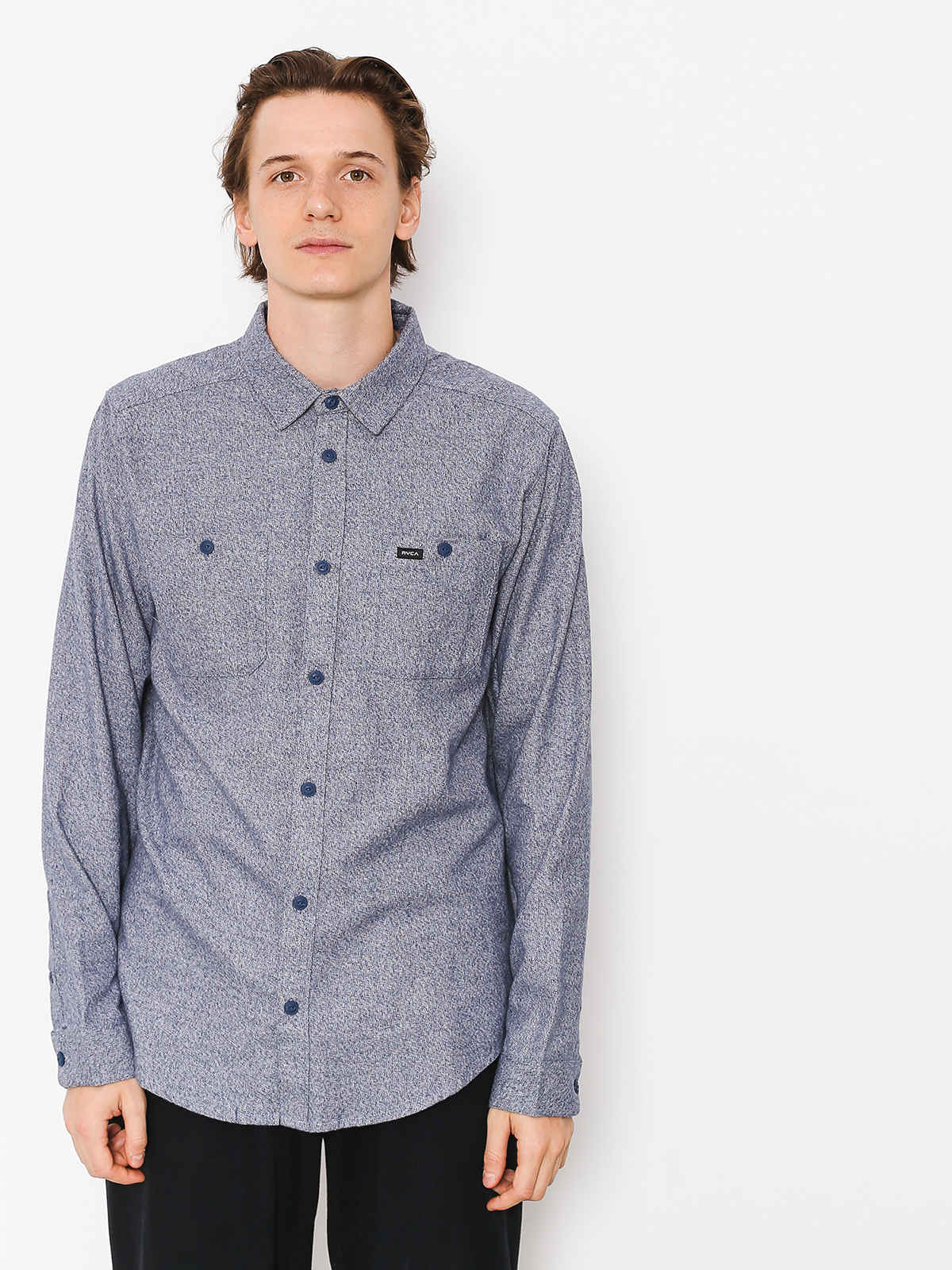 Koszula RVCA Twisted Ls (shady blue)