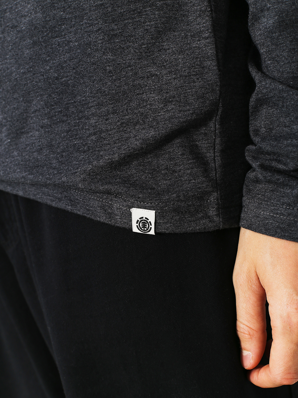 Longsleeve Element Basic Crew (charcoal heather)