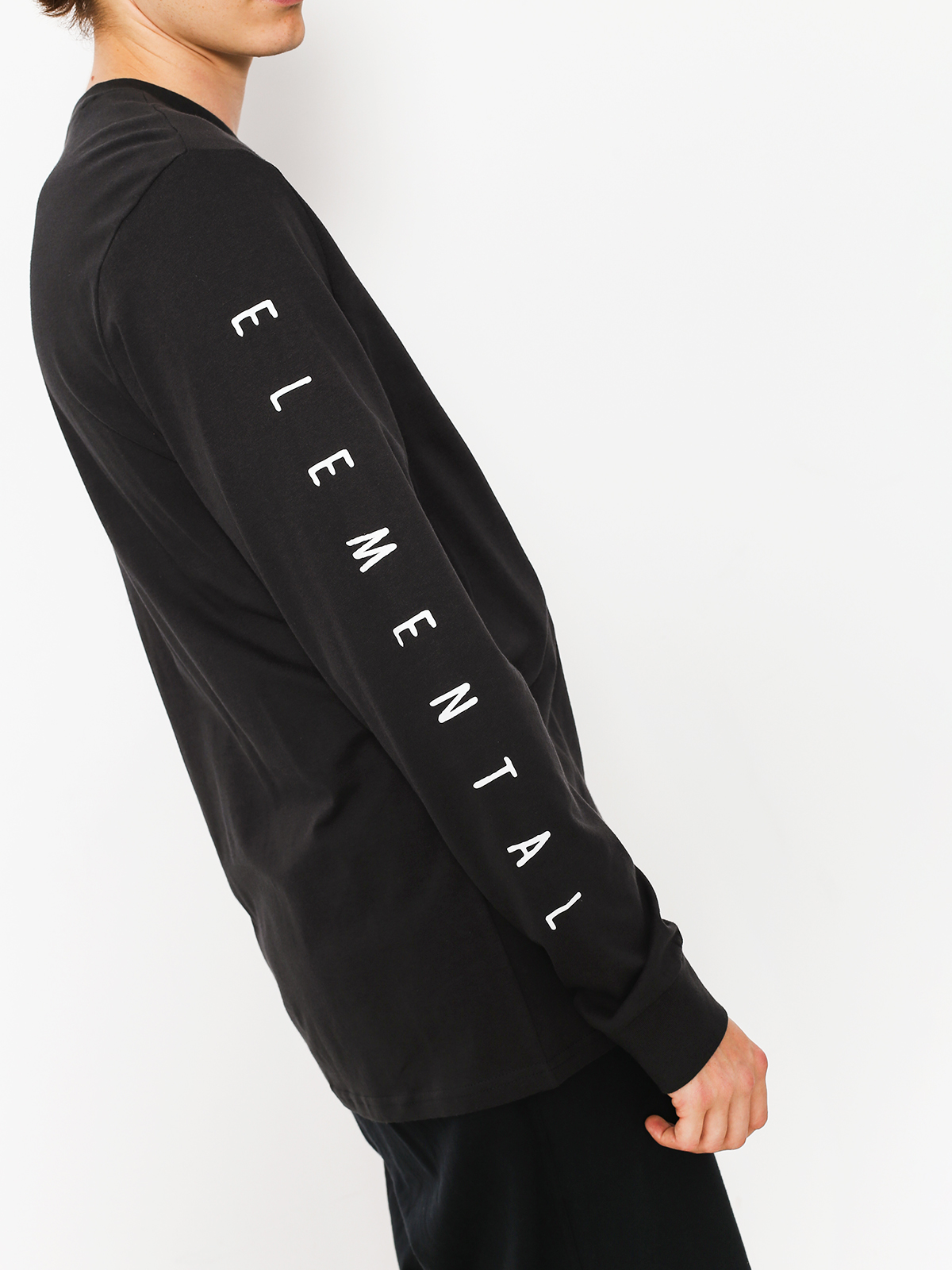 Longsleeve Element Ea Logo (off black)