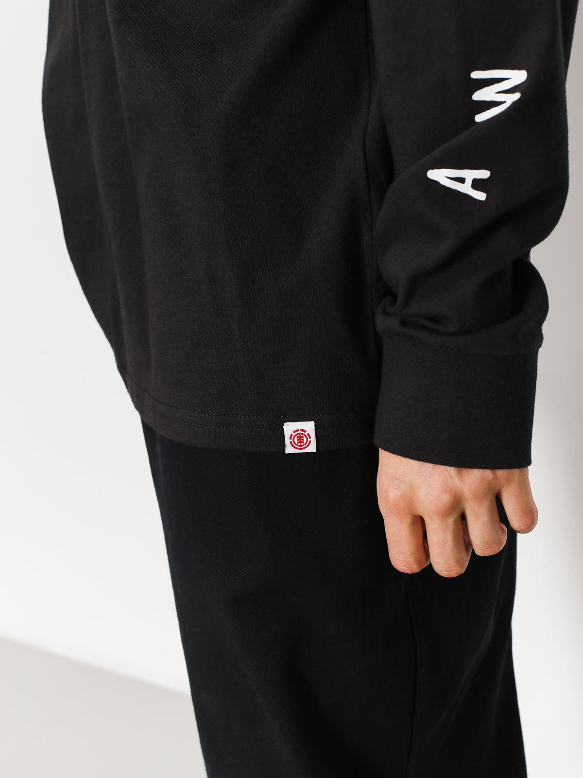 Longsleeve Element Ea Logo (off black)
