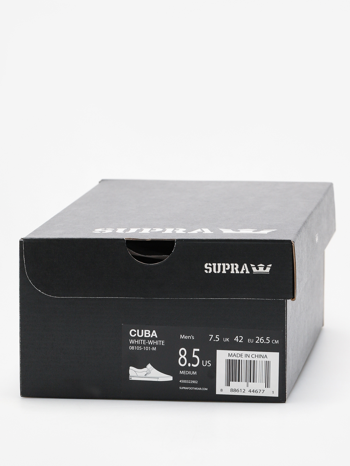 Buty Supra Cuba - biały (white/white)
