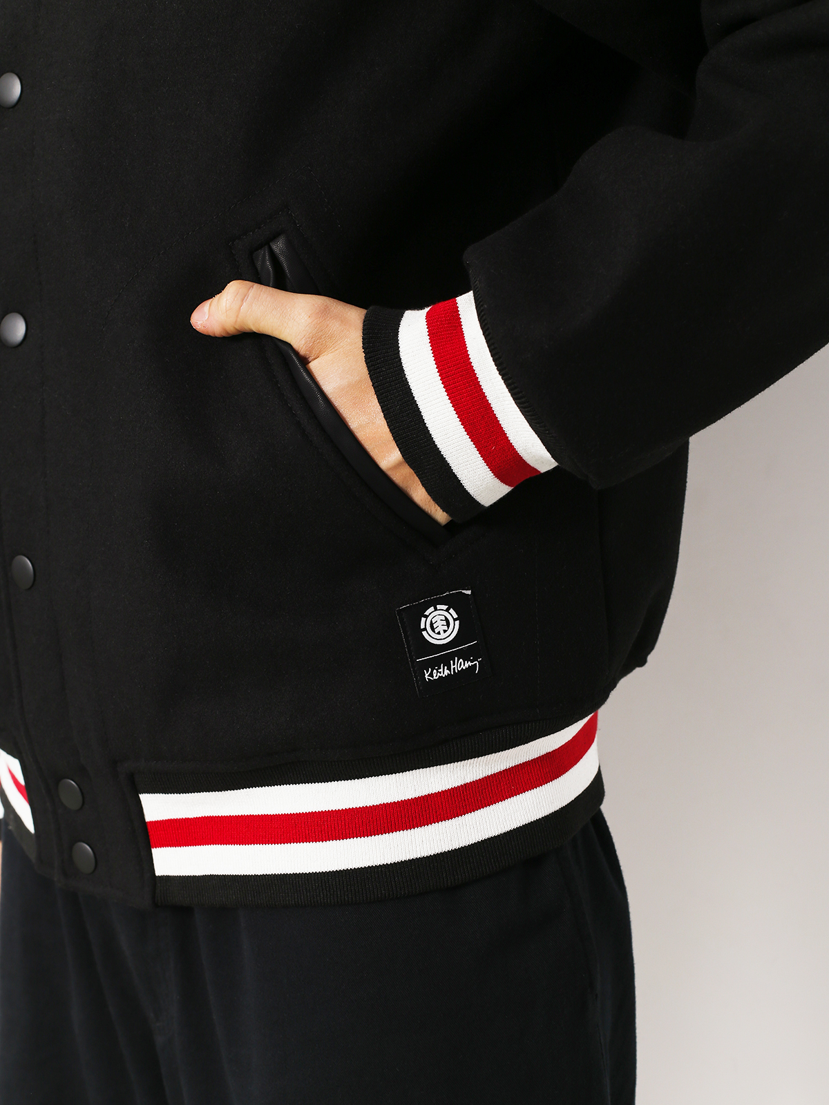 Kurtka Element Kh Letterman (flint black)