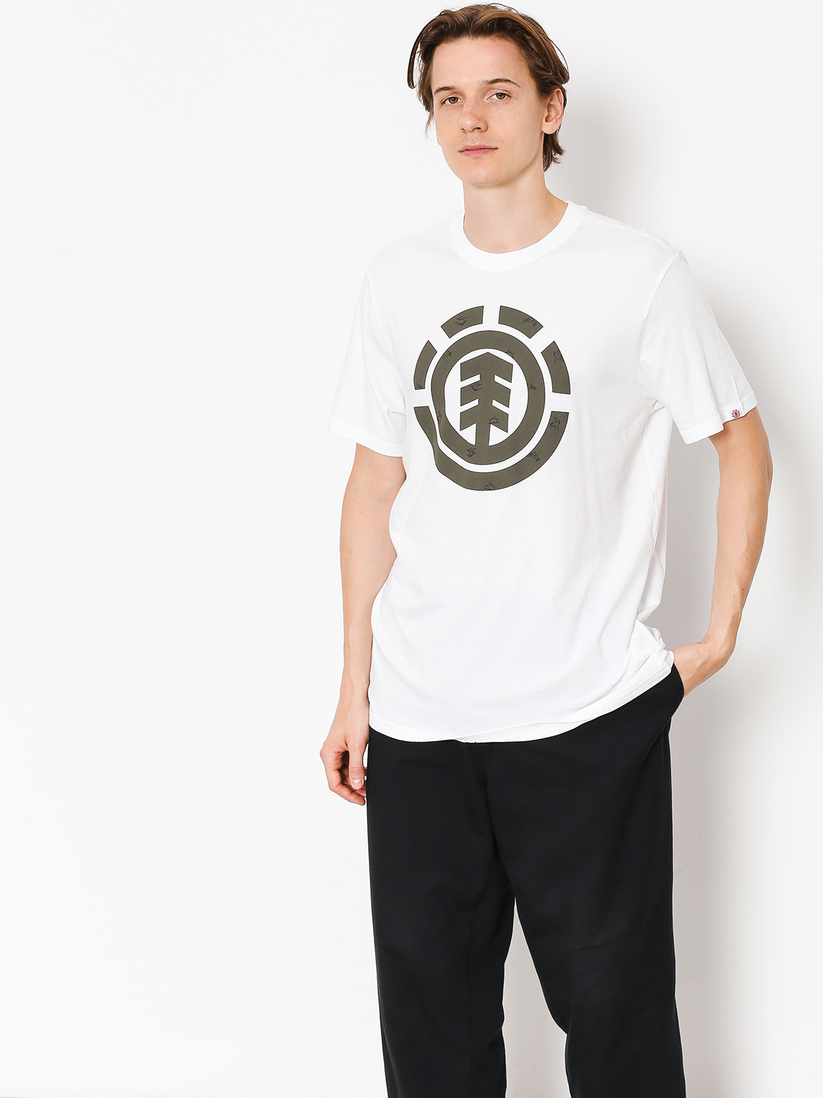 T-shirt Element Explorer Logo (optic white)