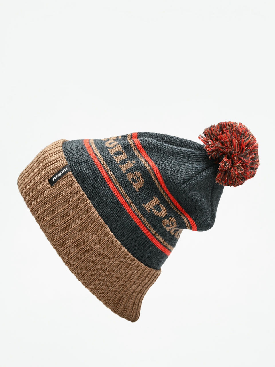 Czapka zimowa Patagonia Powder Town Beanie (park stripe mojave khaki)