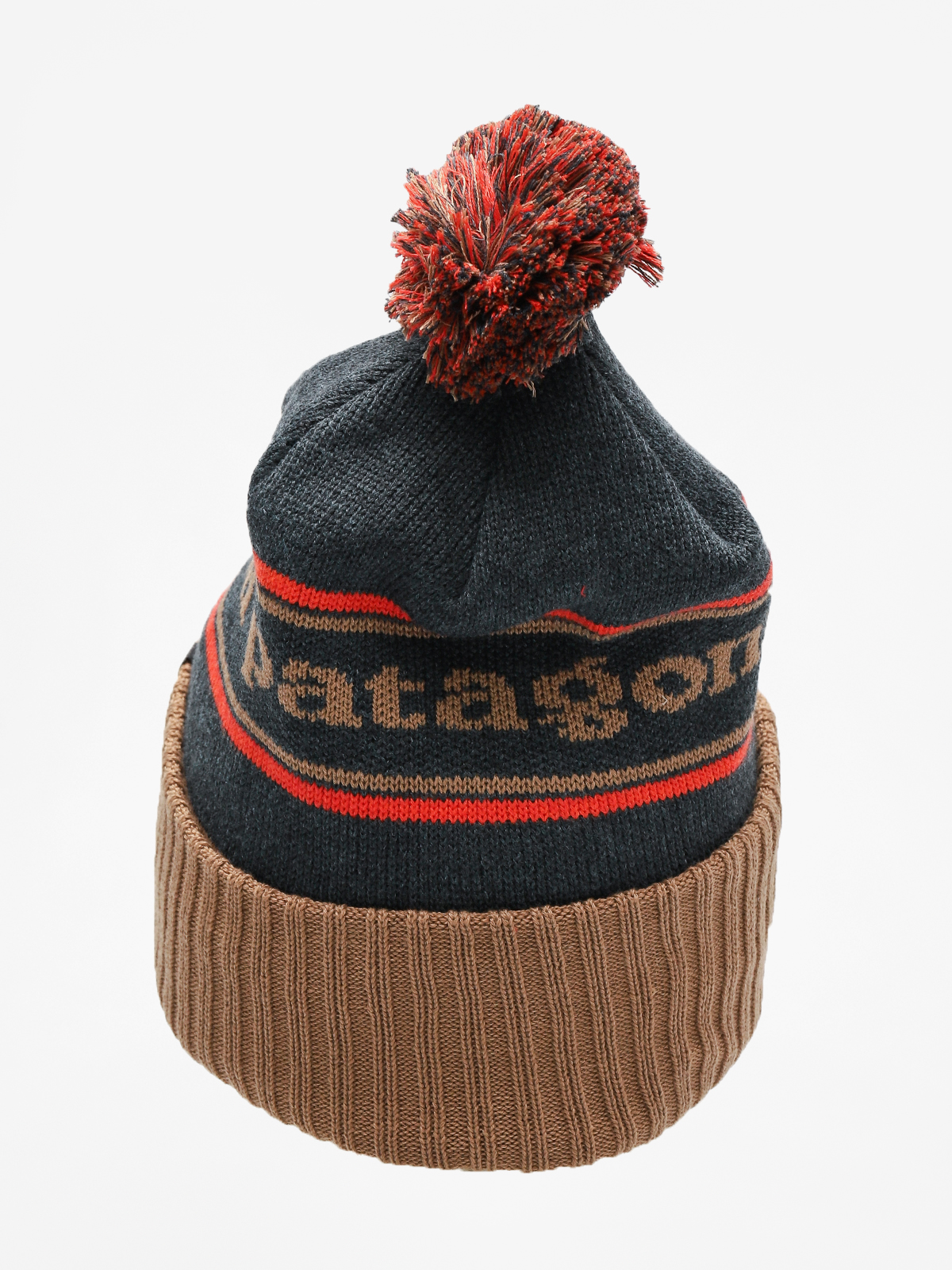 Czapka zimowa Patagonia Powder Town Beanie (park stripe mojave khaki)