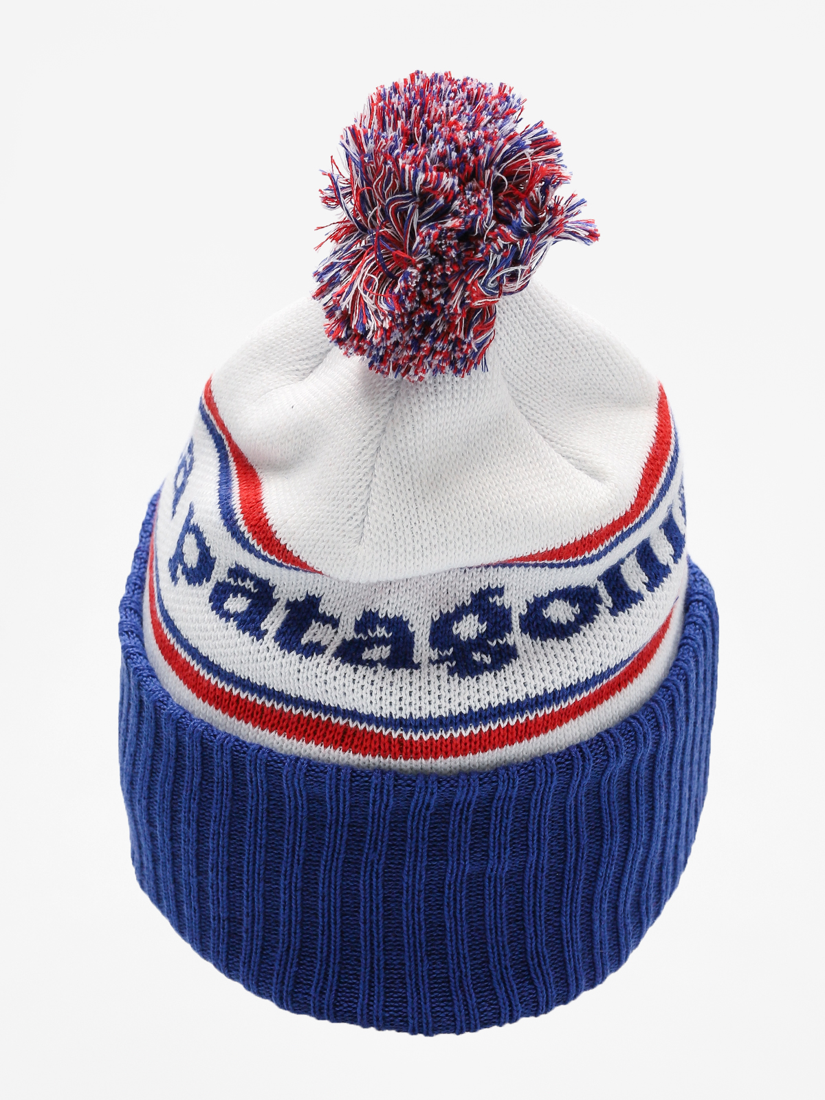 Czapka zimowa Patagonia Powder Town Beanie (park stripe viking blue)