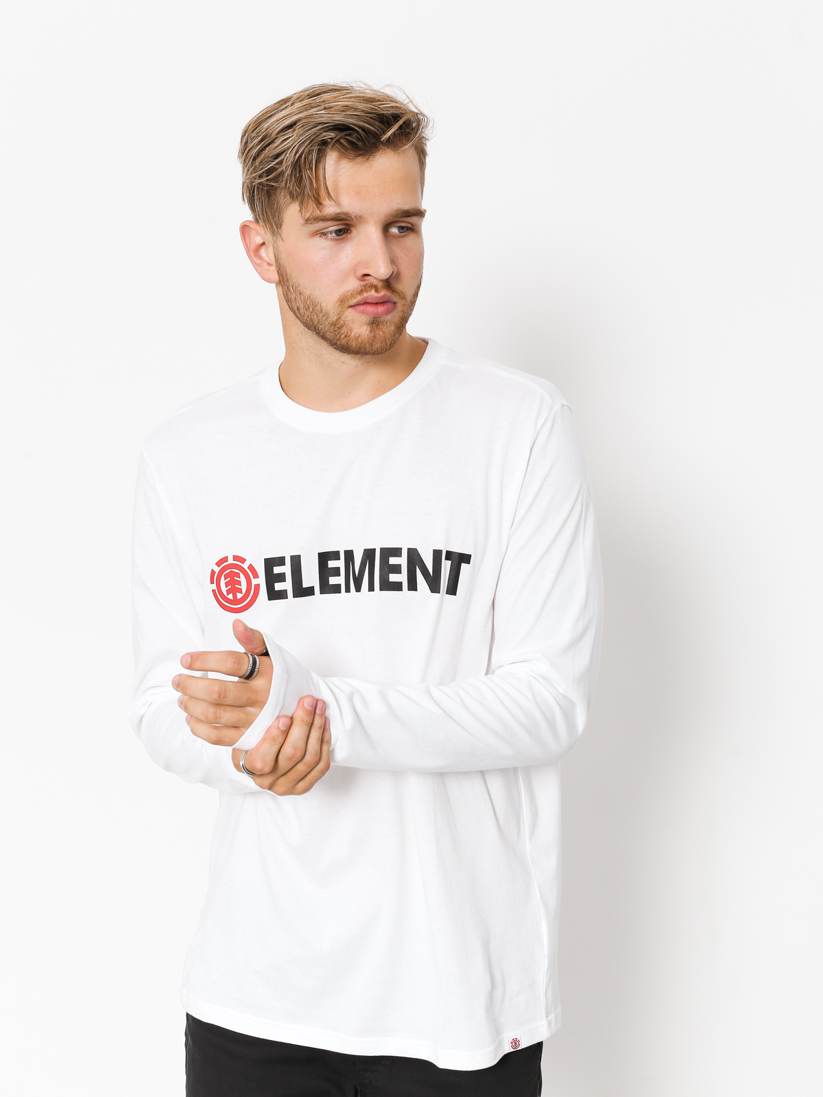 Longsleeve Element Blazin (optic white)