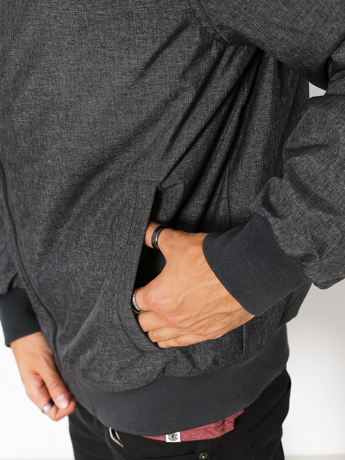 Kurtka Element Dulcey (flint black htr)