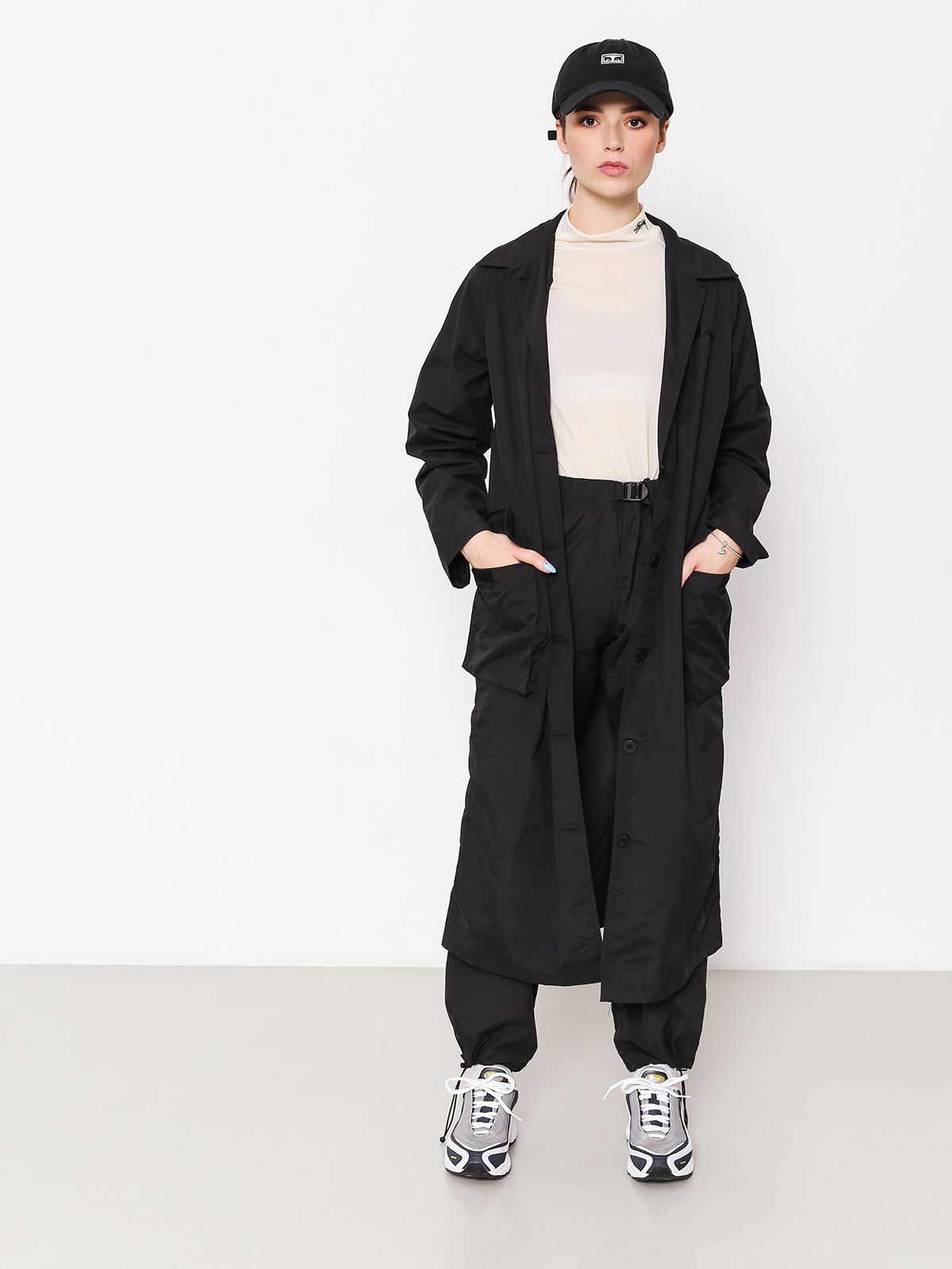 Spodnie Stussy Reagan Cargo Wmn (black)
