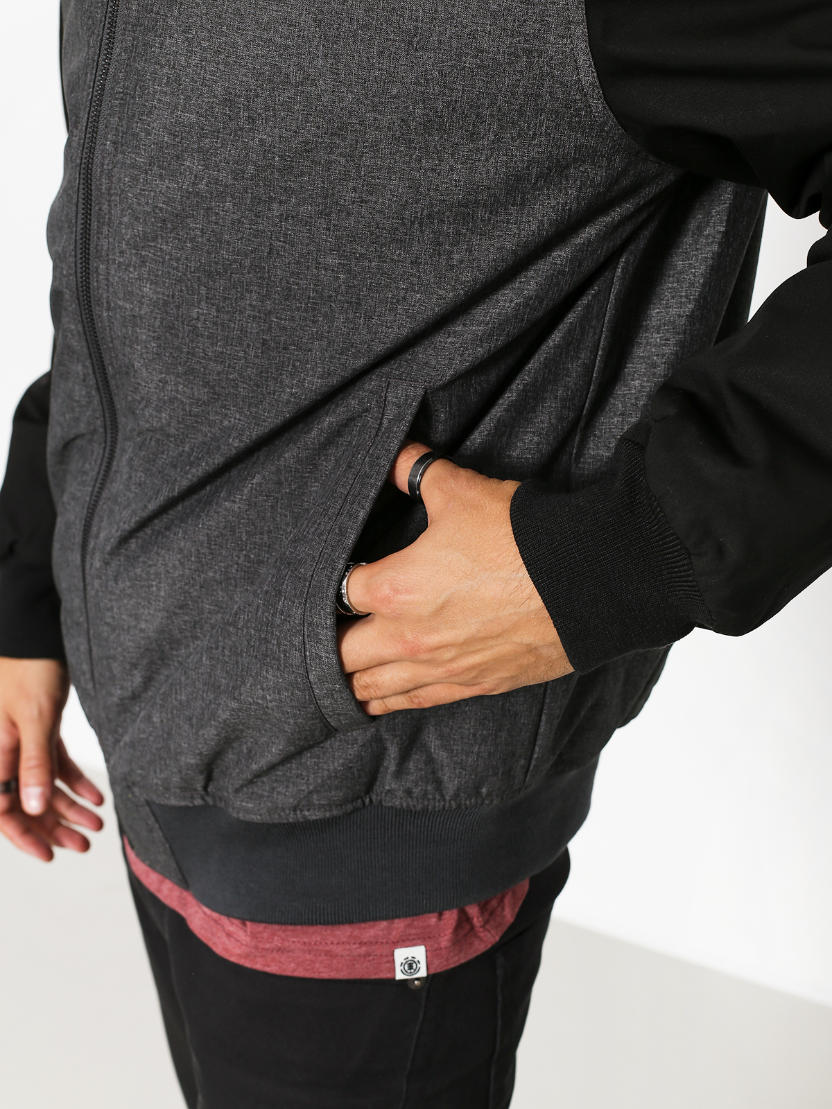 Kurtka Element Dulcey 2 Tones (flint black htr)