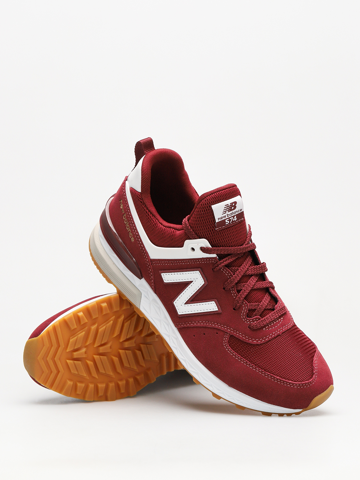 new balance burgundy leather