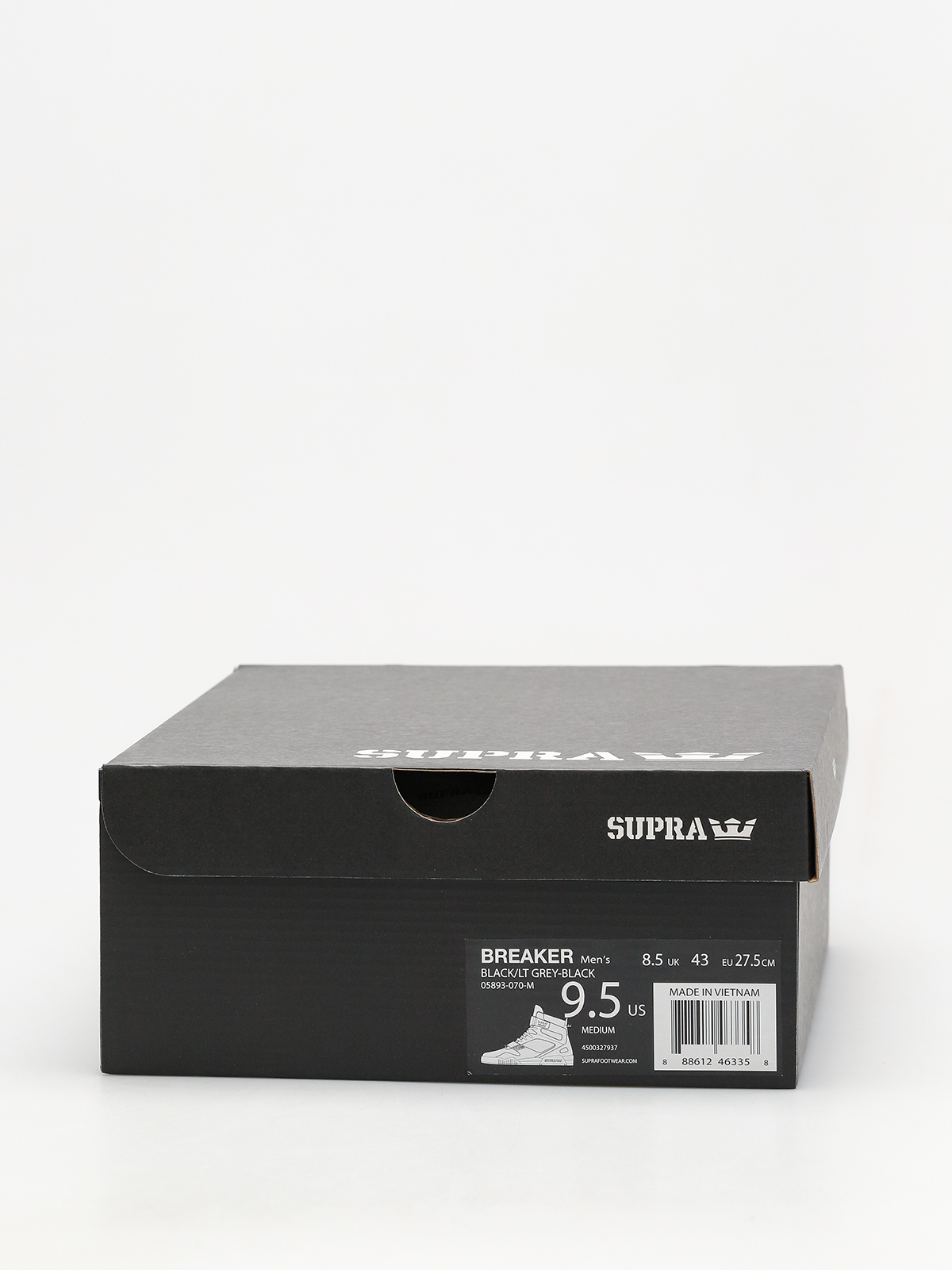 Buty Supra Breaker (black/lt grey black)