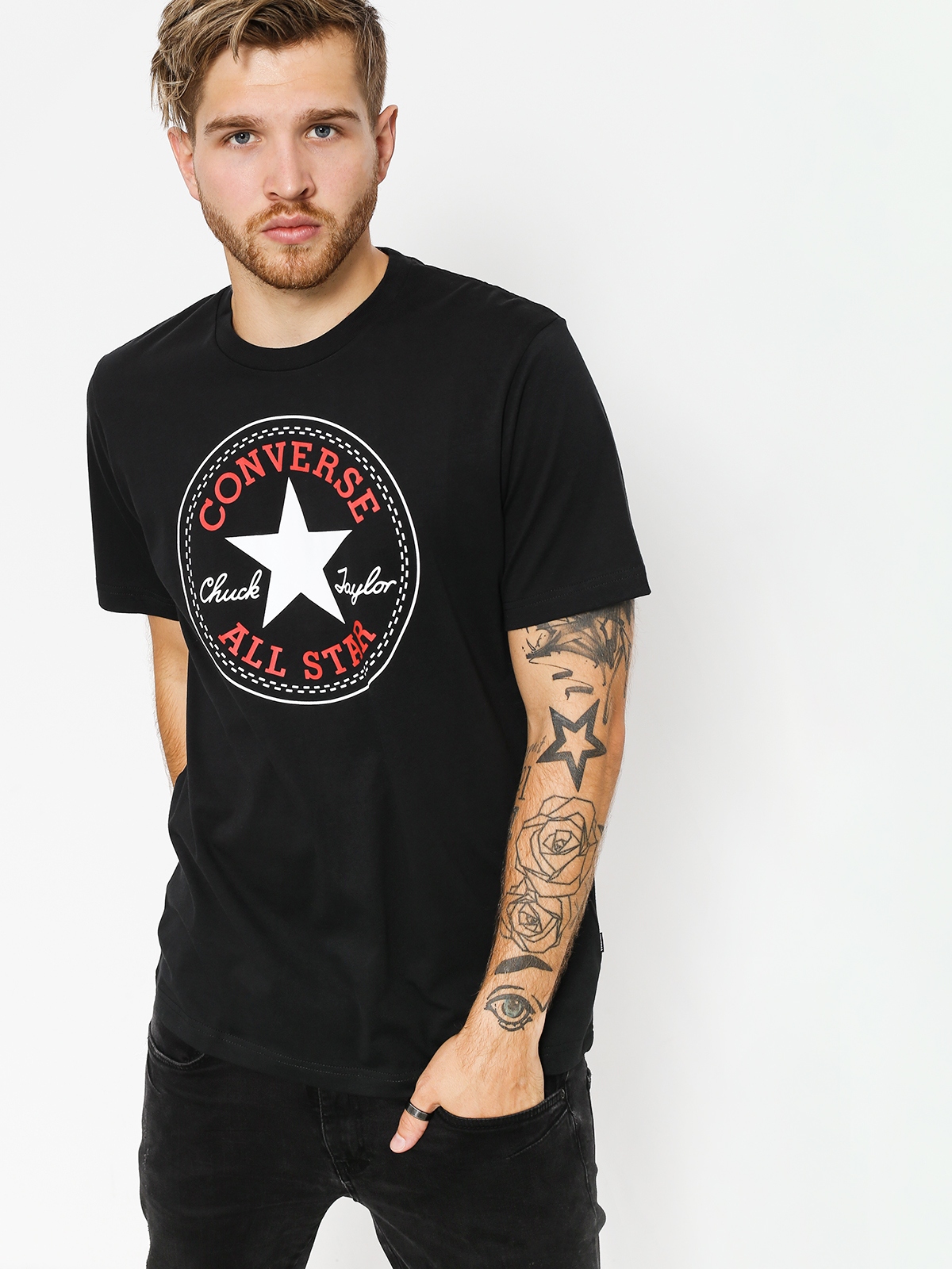 T-shirt Converse Chuck Patch (black)