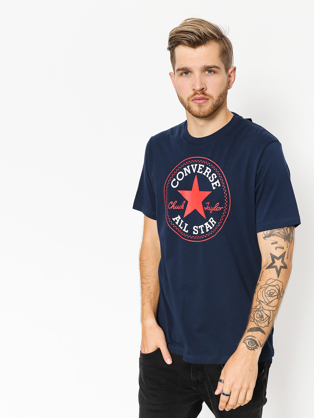 T-shirt Converse Chuck Patch (obsidian)