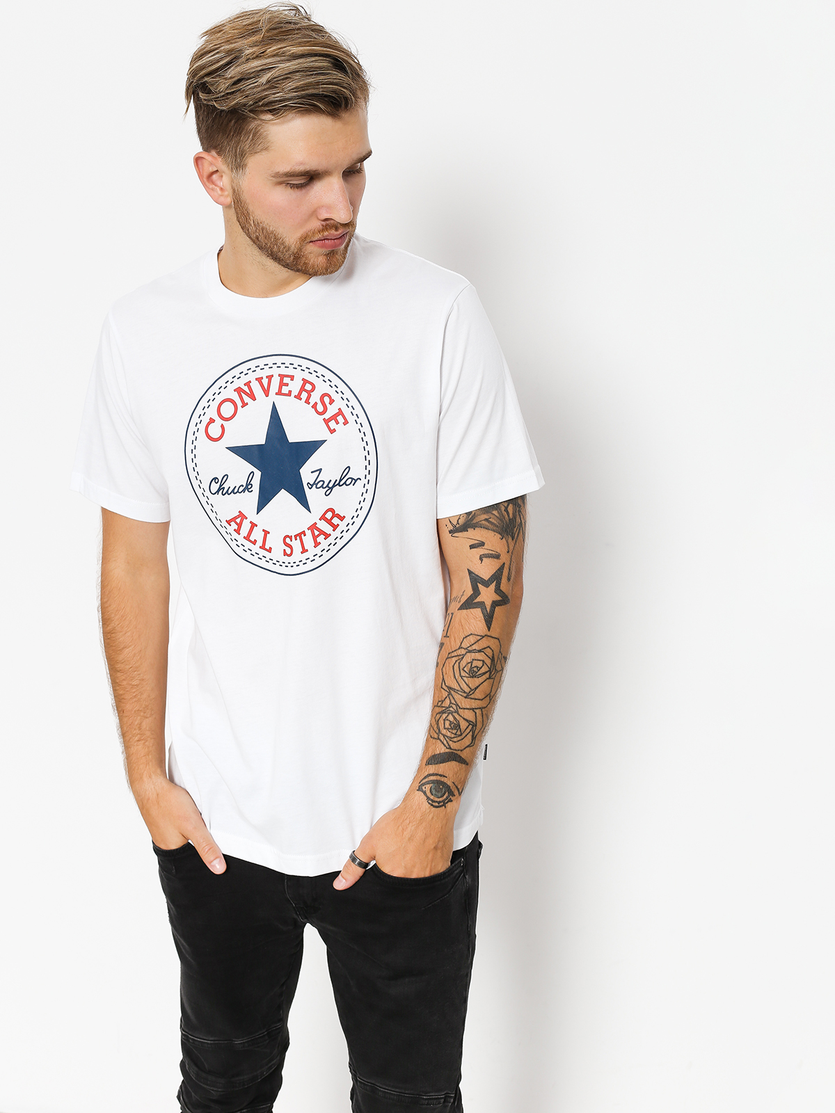 T-shirt Converse Chuck Patch (white)